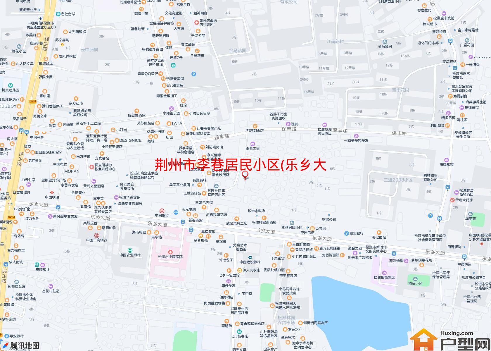 李巷居民小区(乐乡大道)小区 - 户型网