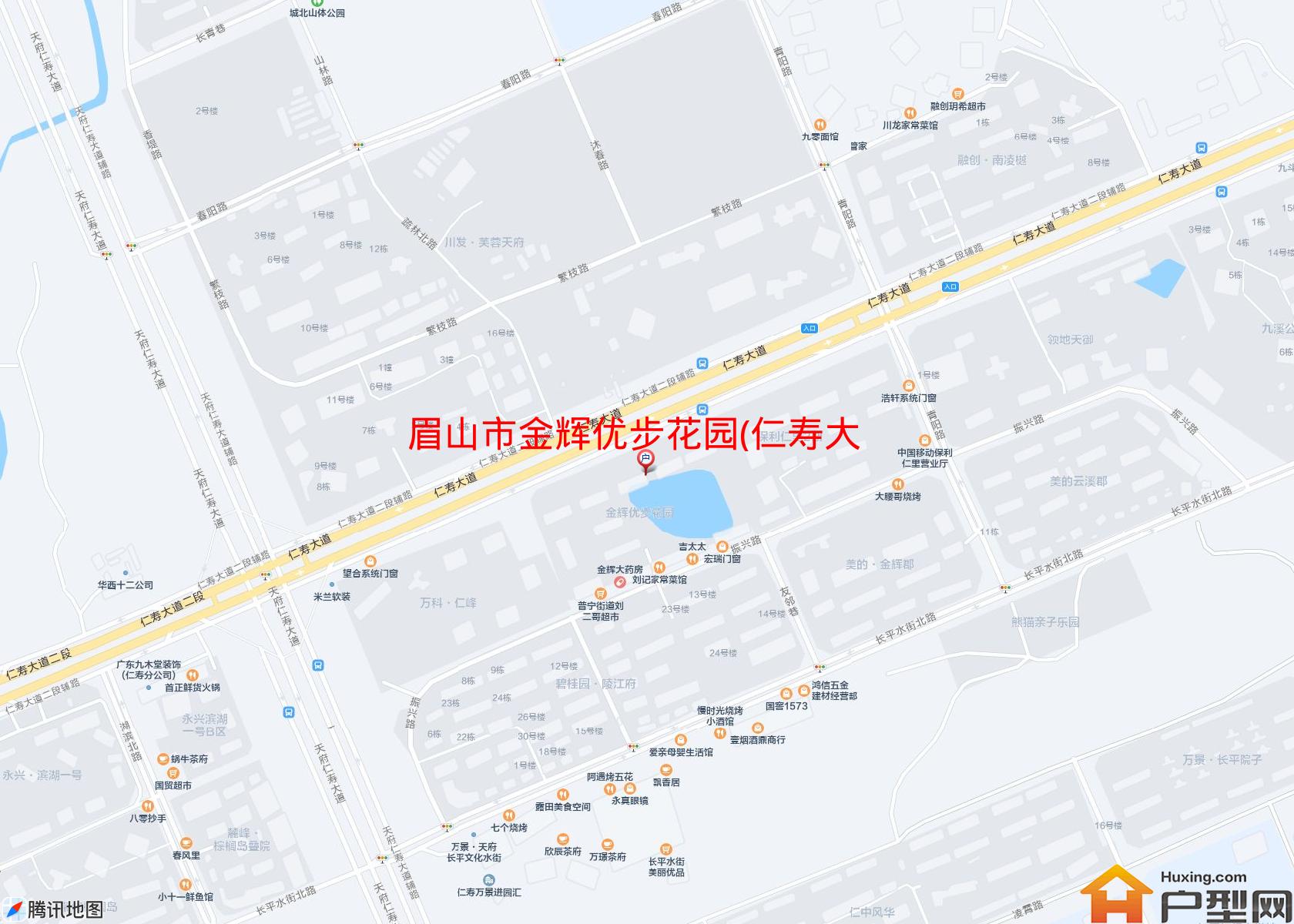 金辉优步花园(仁寿大道500号)小区 - 户型网