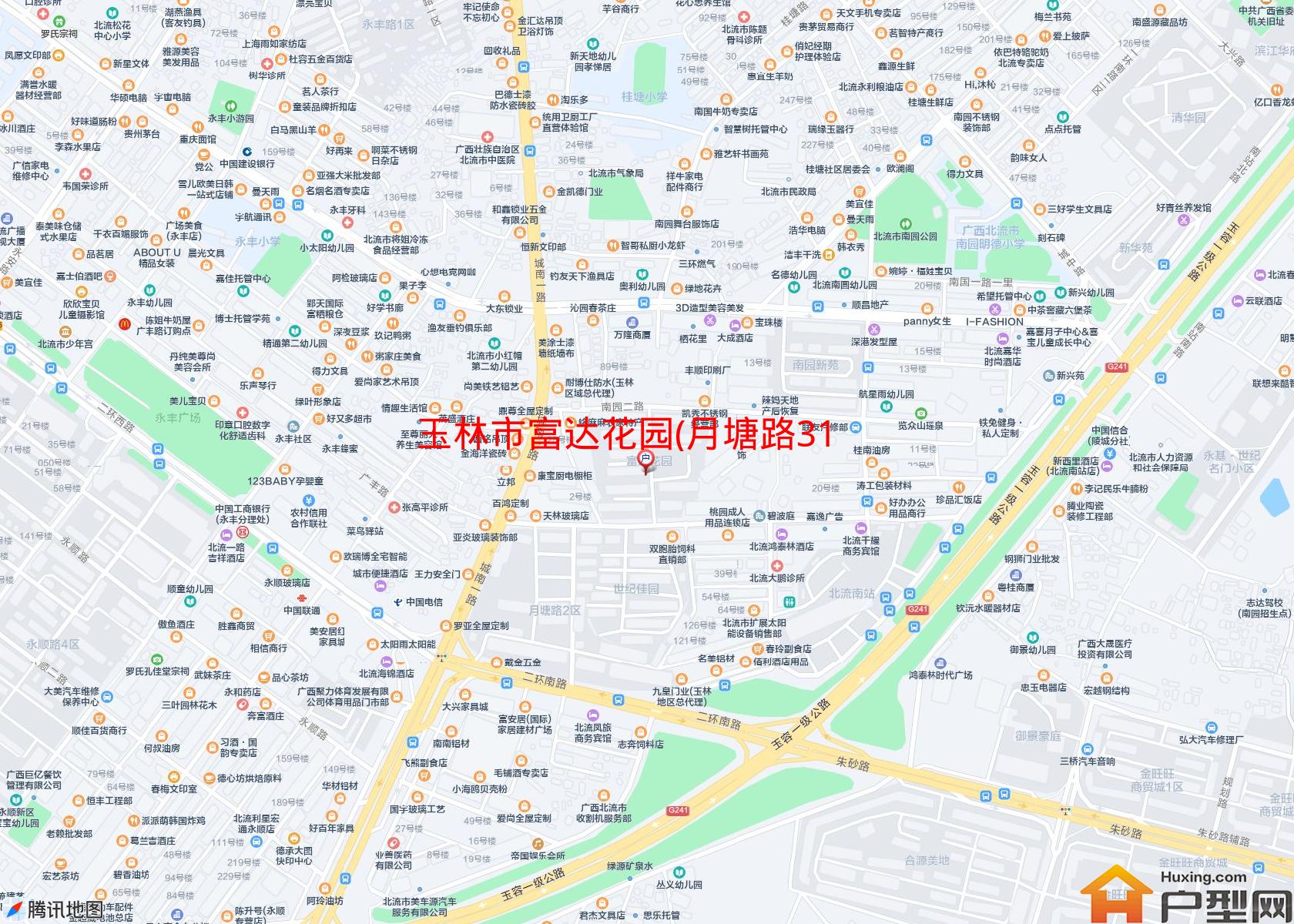 富达花园(月塘路31号)小区 - 户型网