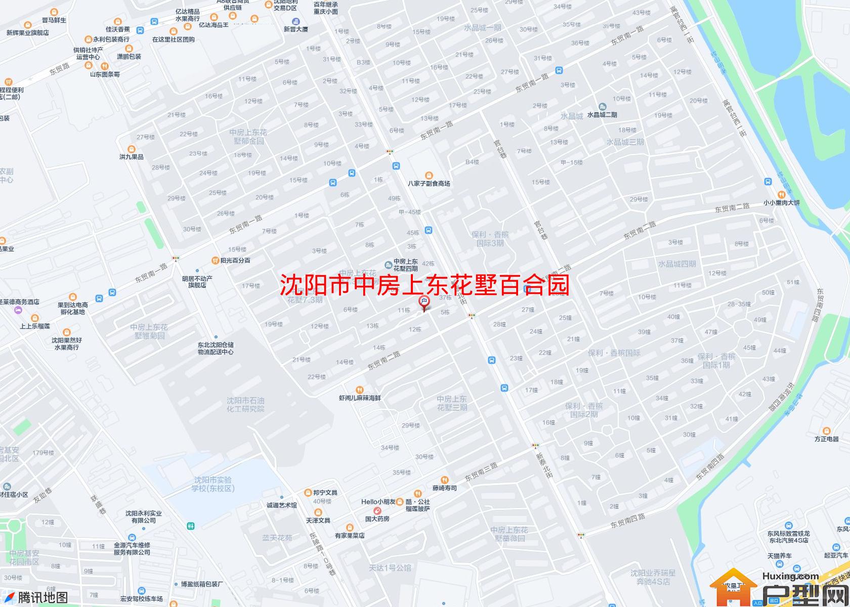 中房上东花墅百合园小区 - 户型网