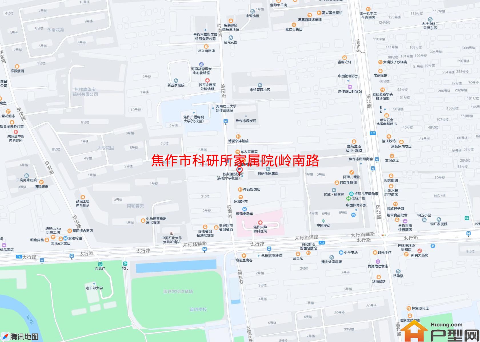 科研所家属院(岭南路)小区 - 户型网