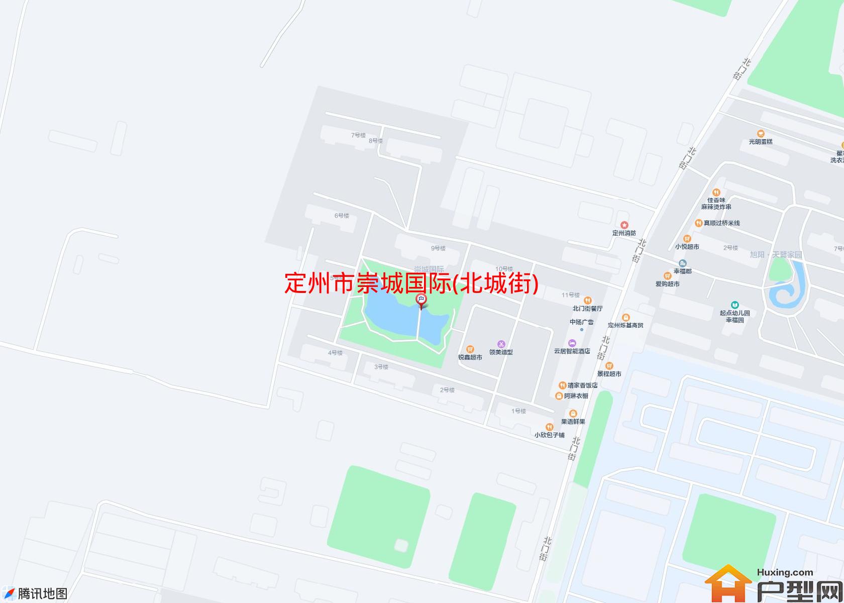 崇城国际(北城街)小区 - 户型网