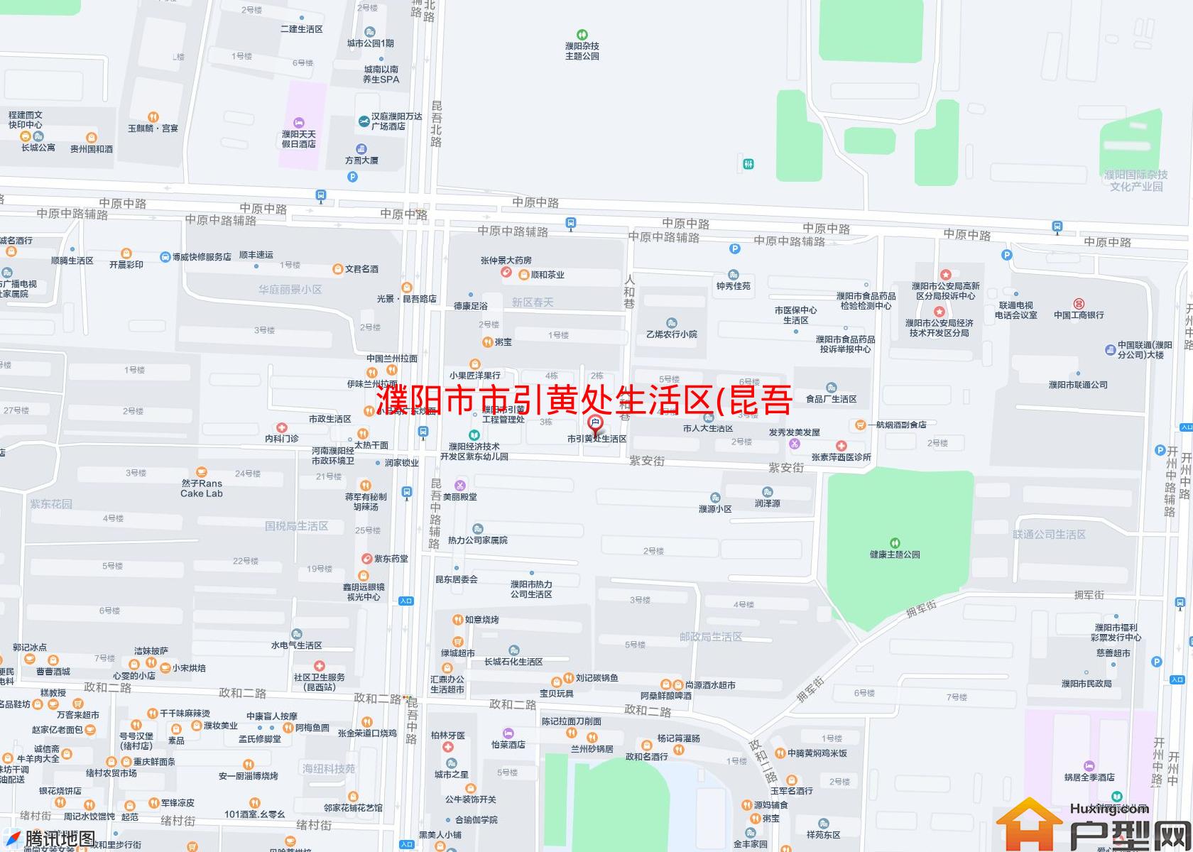 市引黄处生活区(昆吾中路)小区 - 户型网