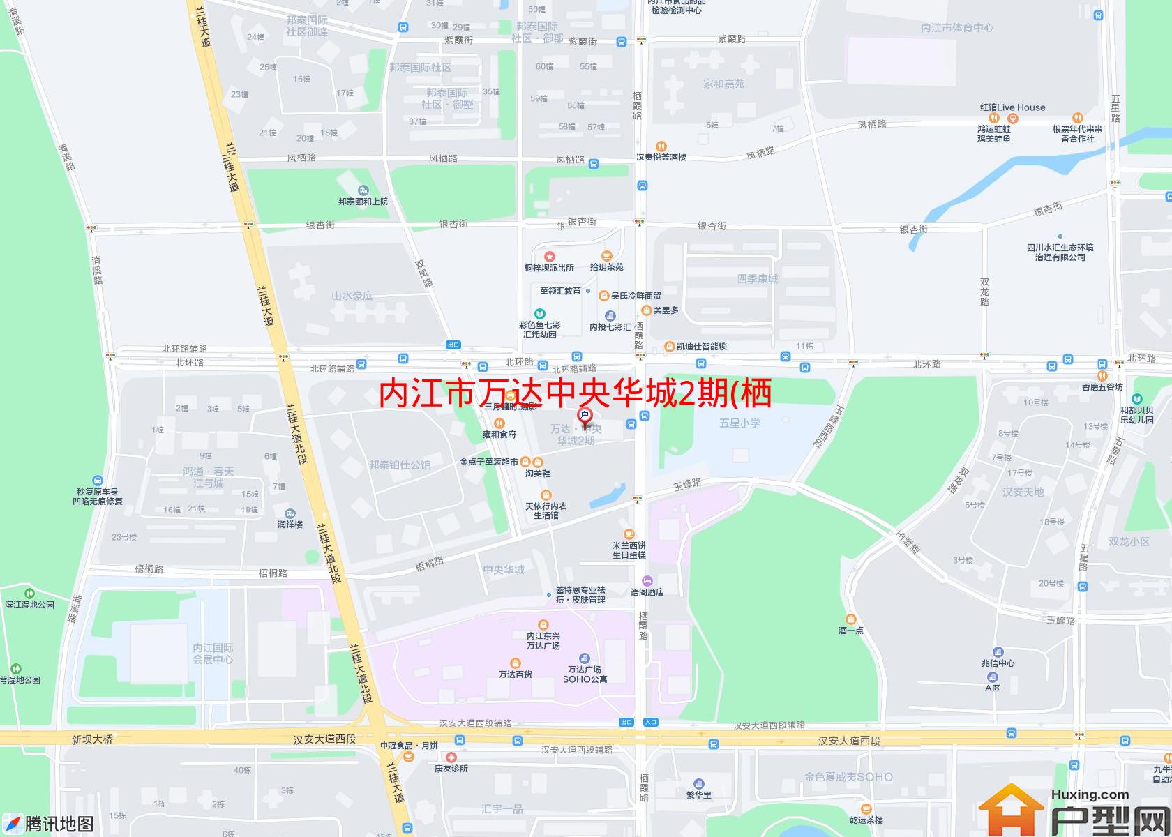 万达中央华城2期(栖霞路599号)小区 - 户型网