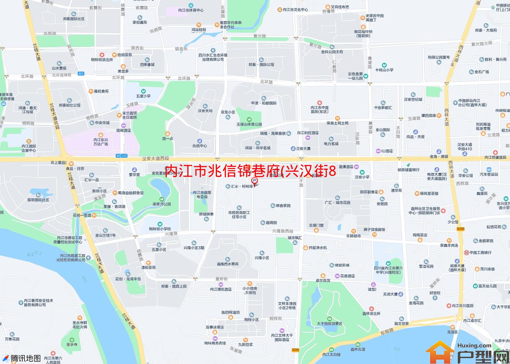 兆信锦巷府(兴汉街88号)小区 - 户型网