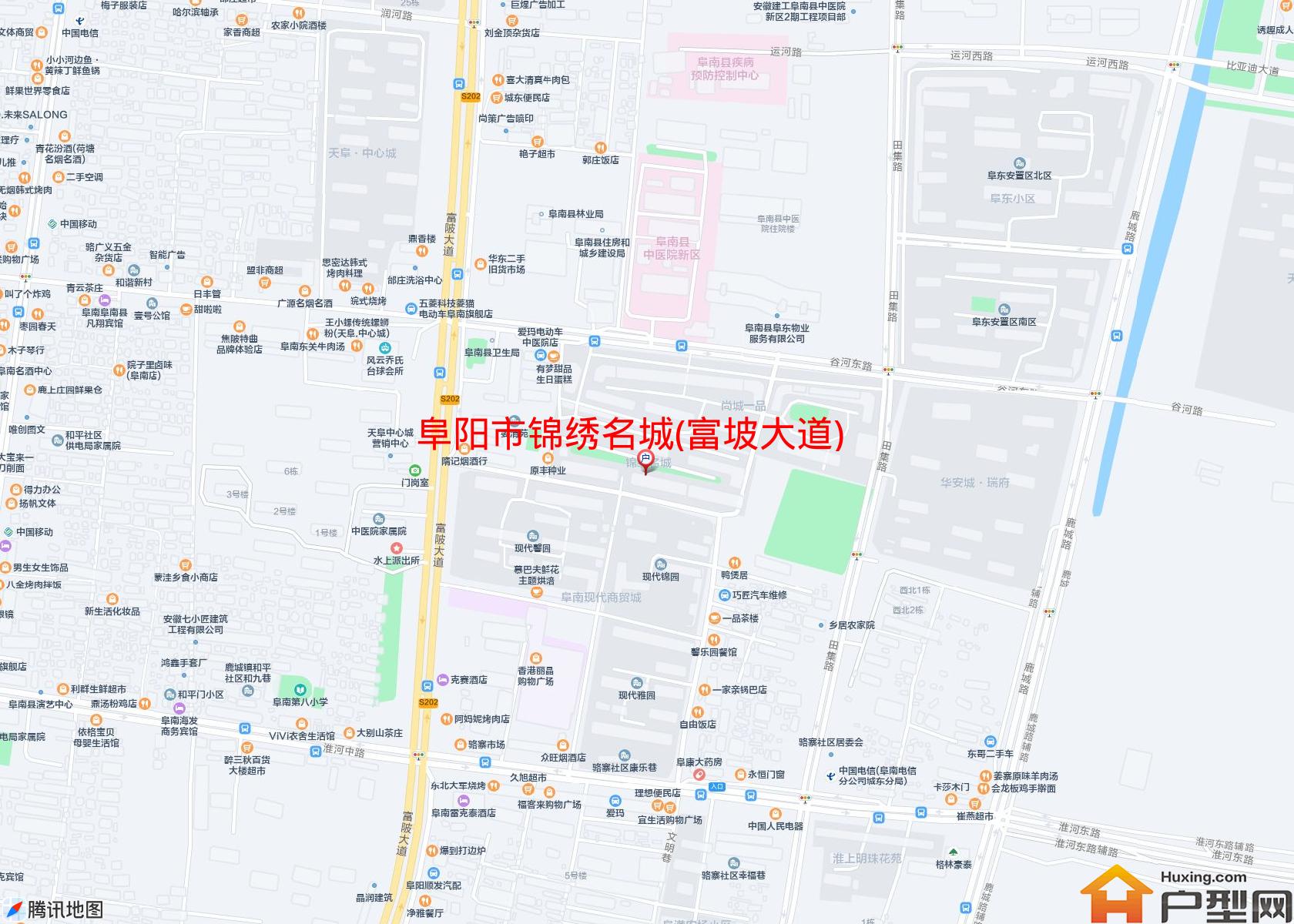 锦绣名城(富坡大道)小区 - 户型网