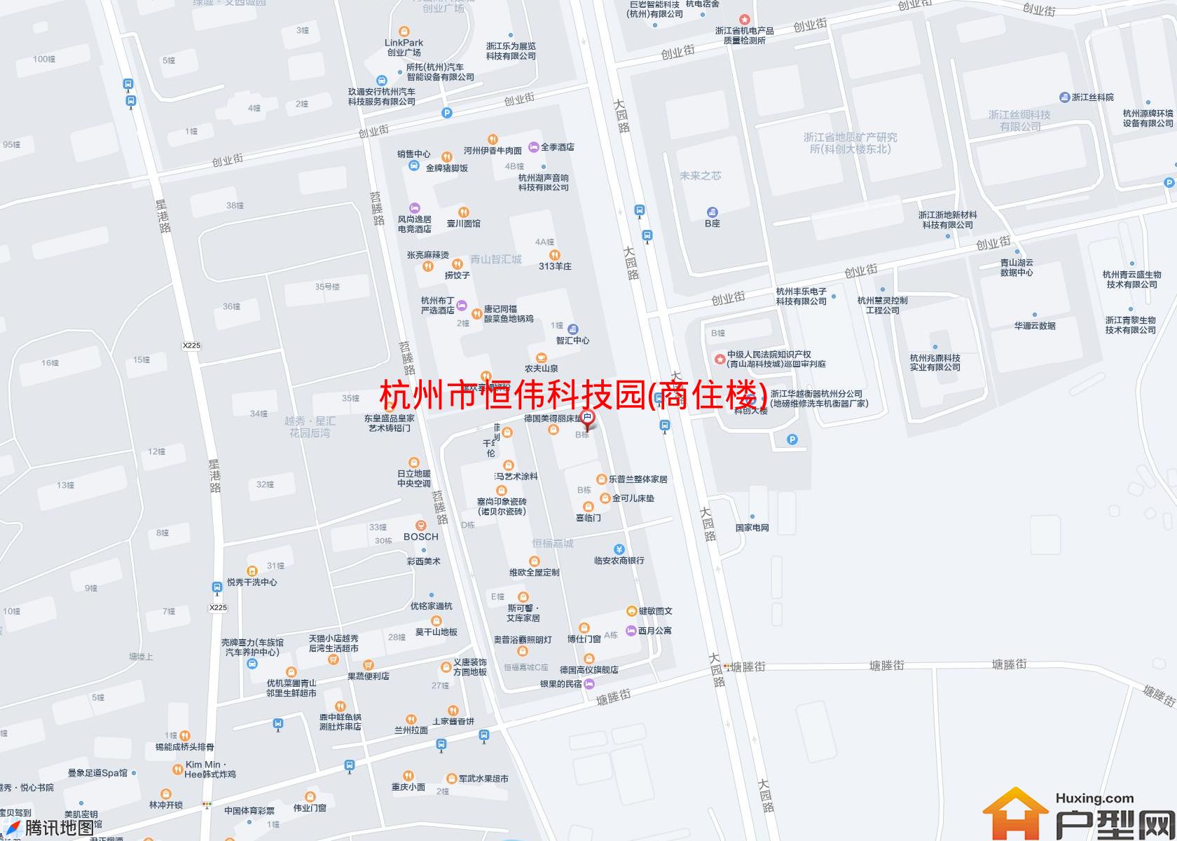 恒伟科技园(商住楼)小区 - 户型网