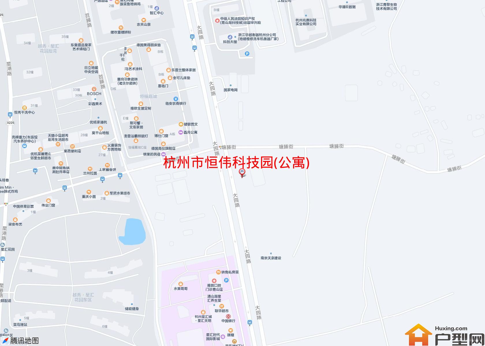 恒伟科技园(公寓)小区 - 户型网