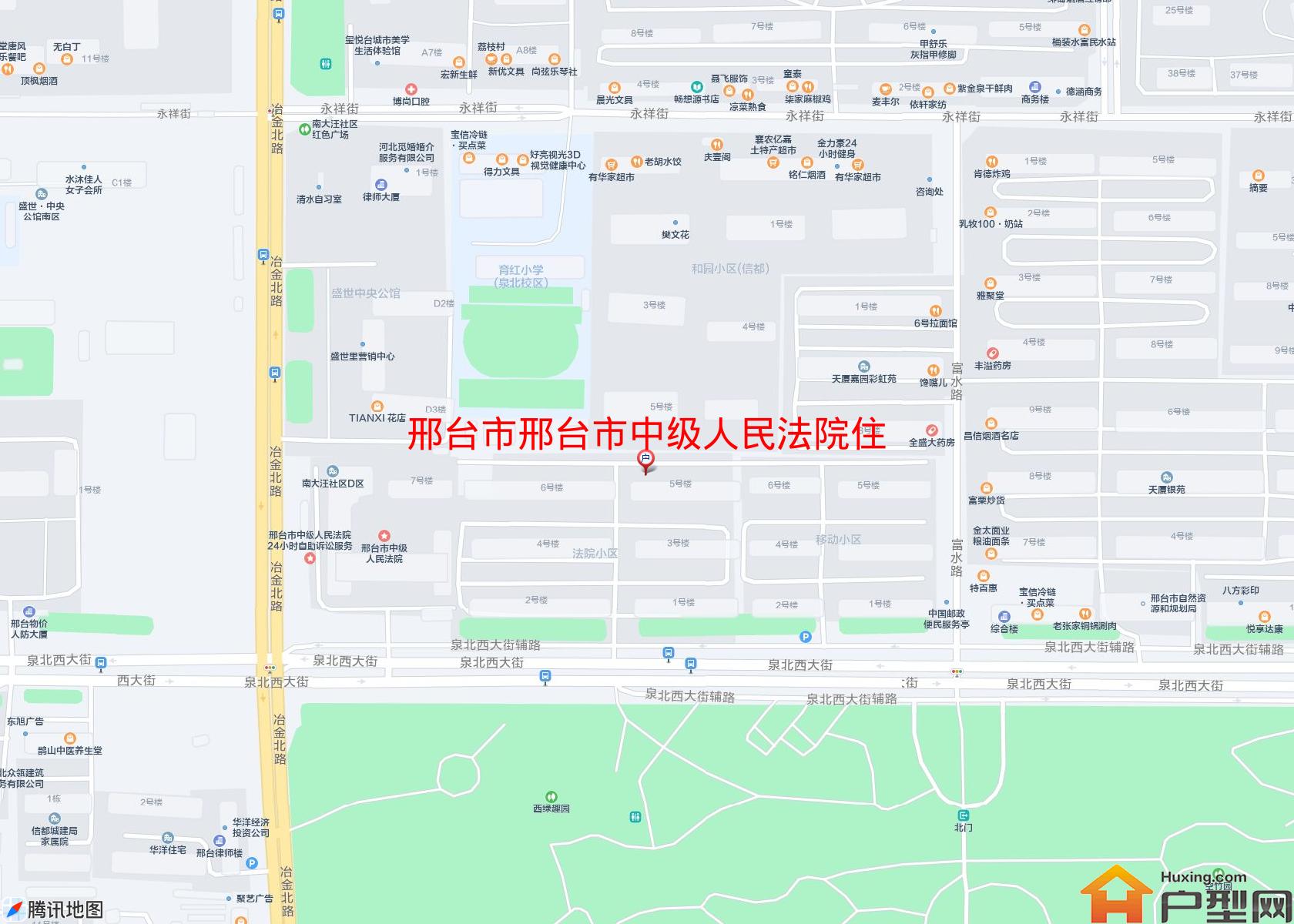 邢台市中级人民法院住宅小区小区 - 户型网
