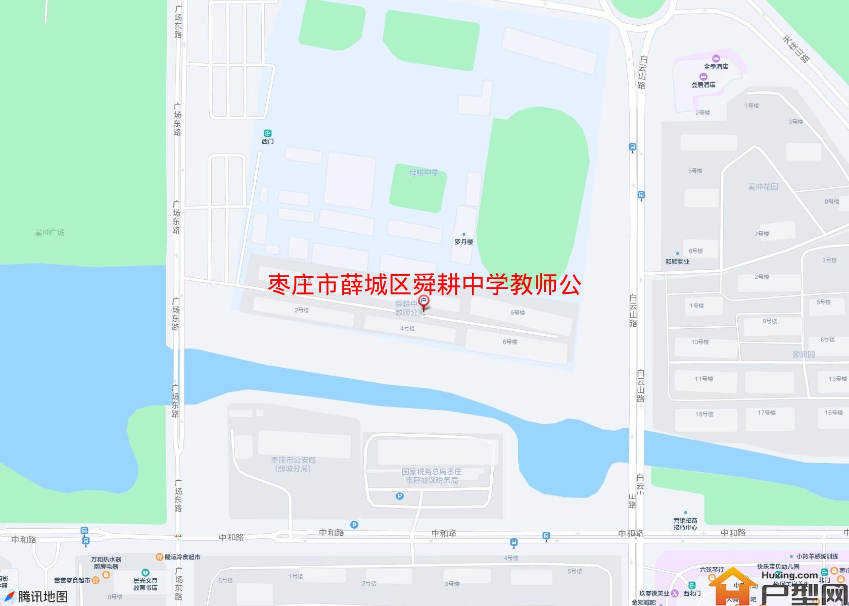 薛城区舜耕中学教师公寓小区 - 户型网