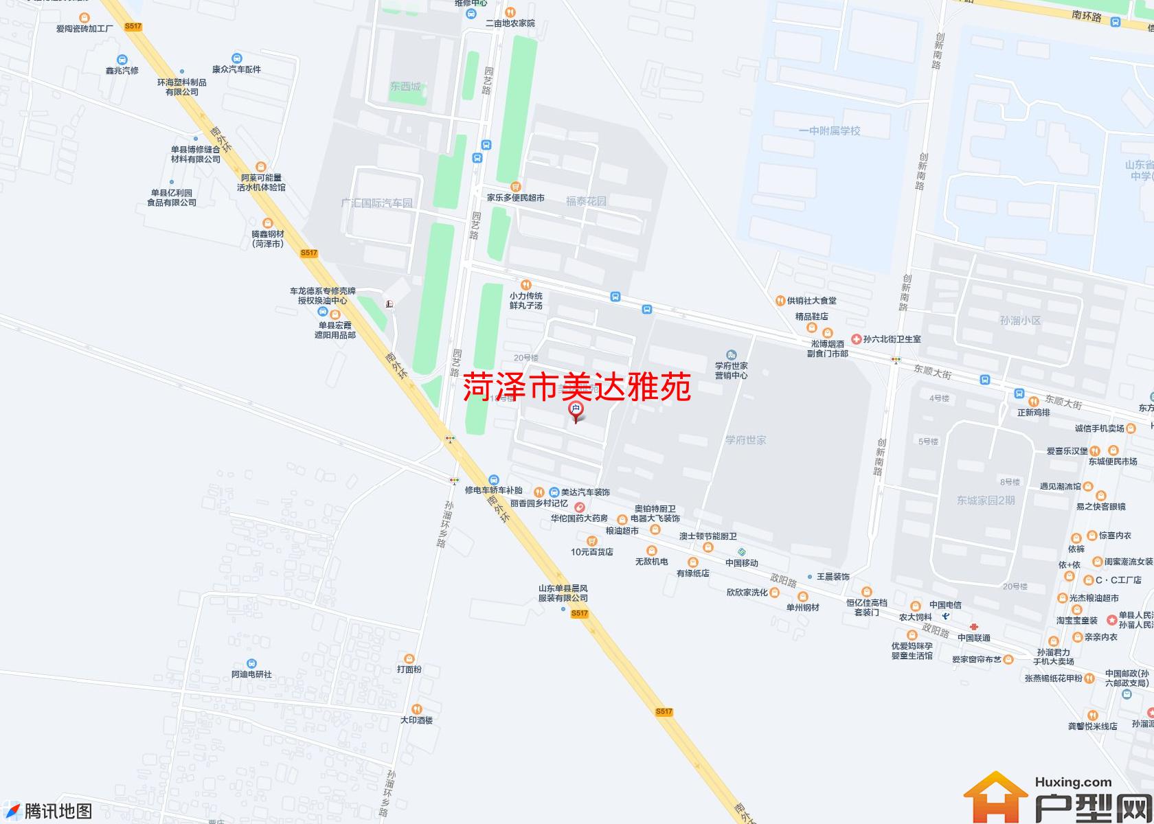 美达雅苑小区 - 户型网