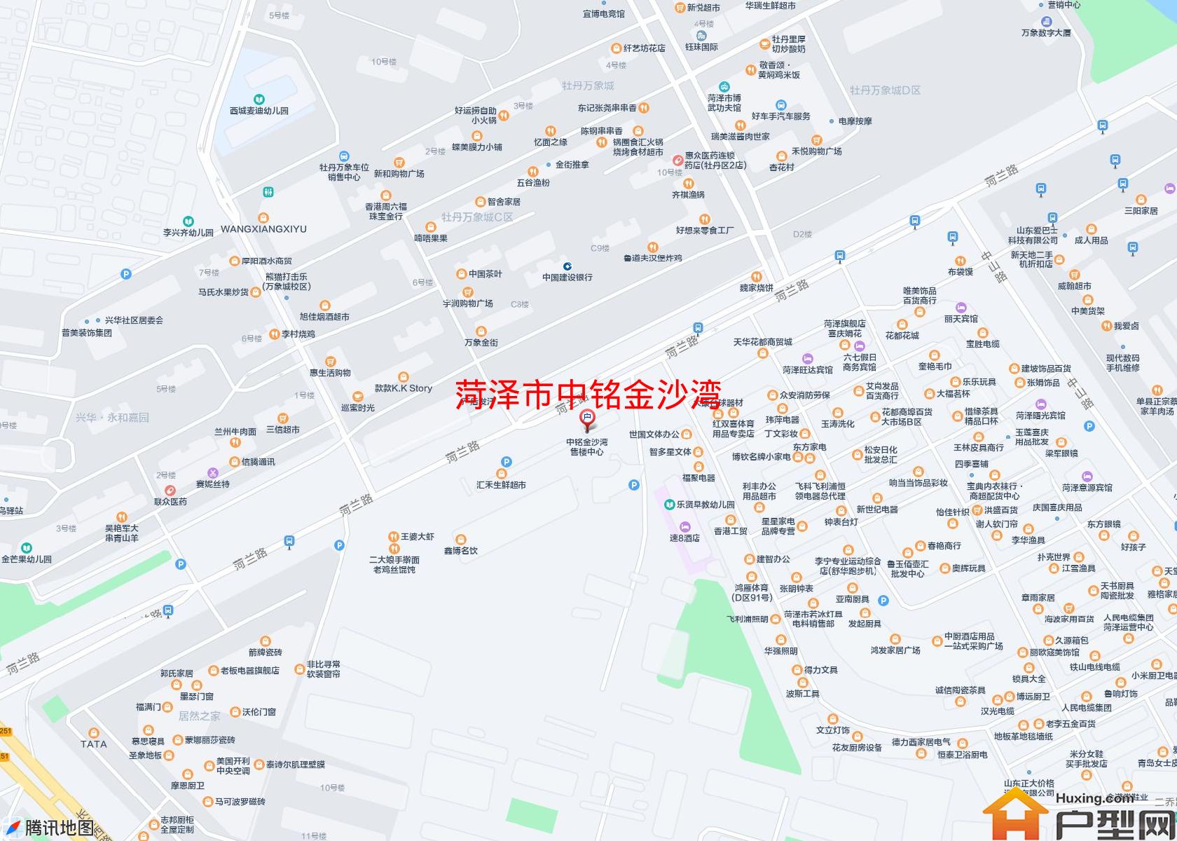 中铭金沙湾小区 - 户型网