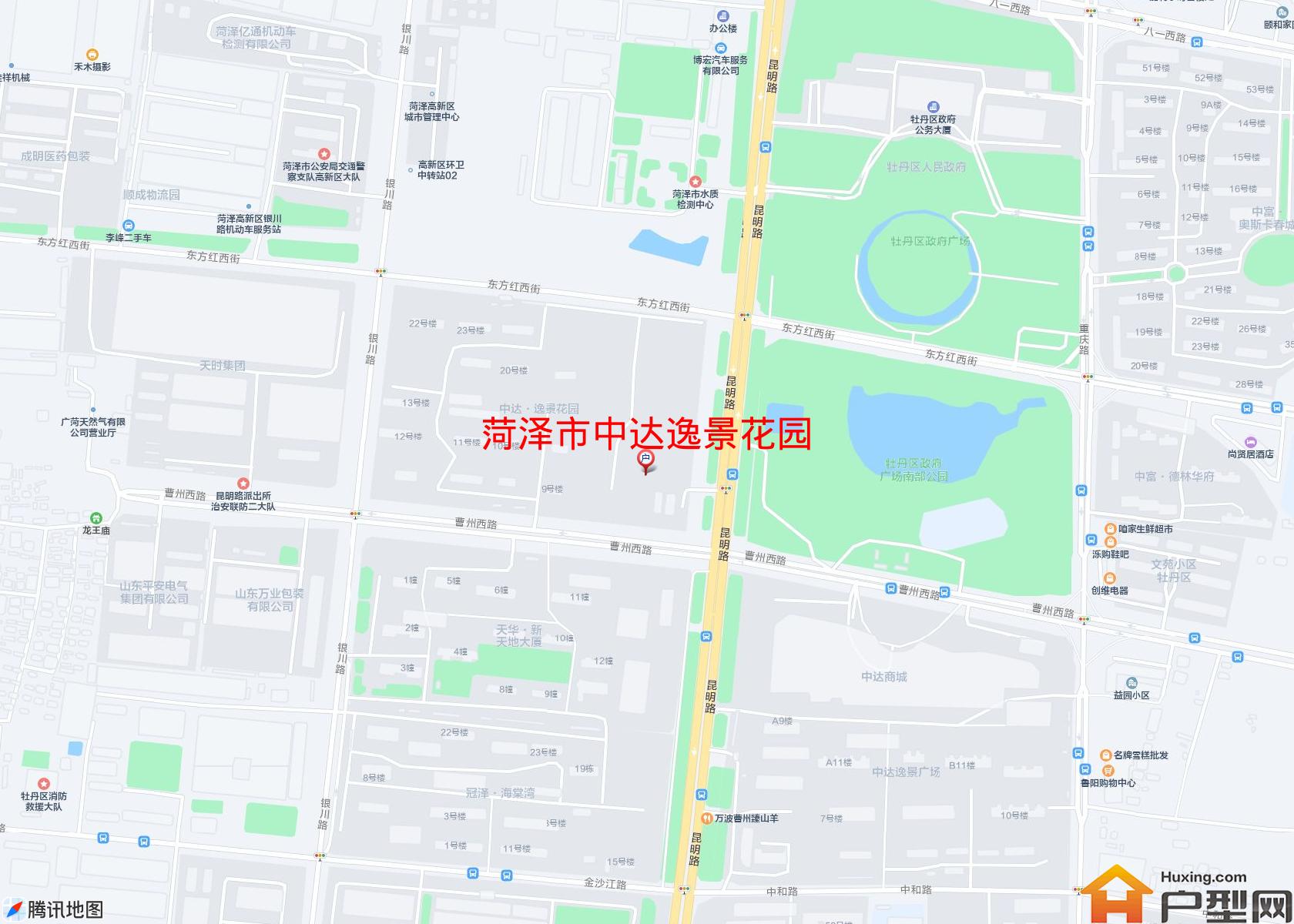 中达逸景花园小区 - 户型网