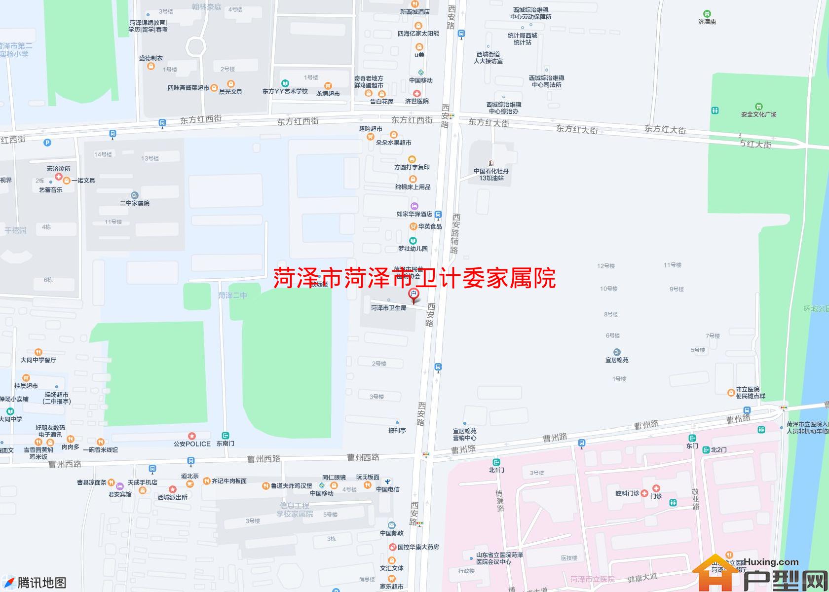 菏泽市卫计委家属院小区 - 户型网