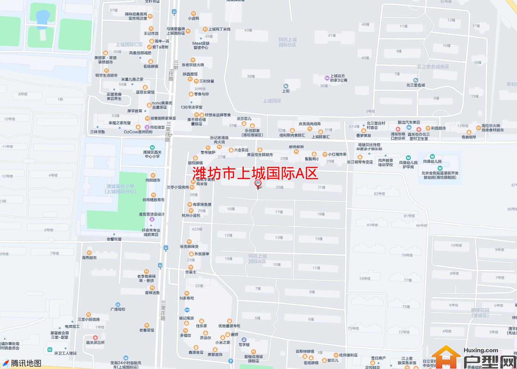 上城国际A区小区 - 户型网