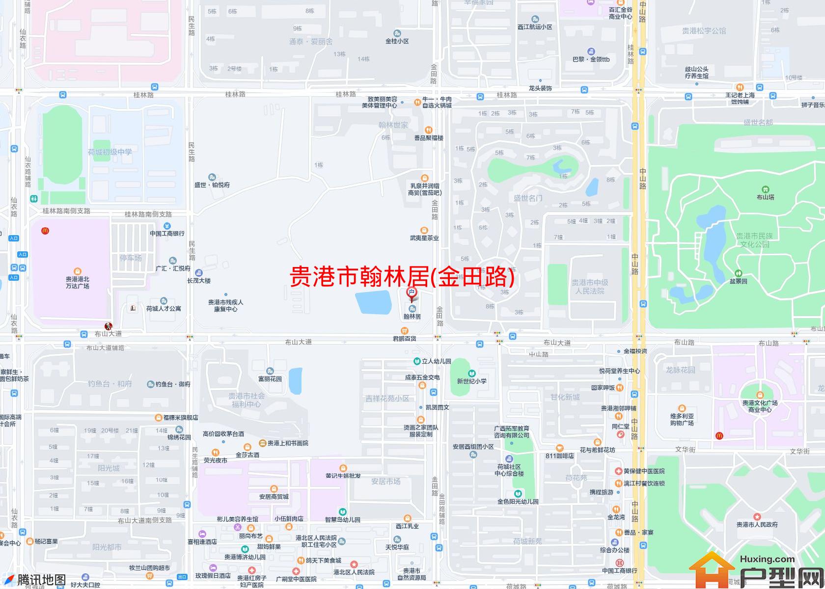 翰林居(金田路)小区 - 户型网
