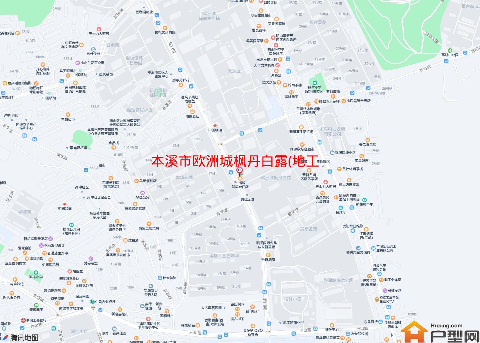 欧洲城枫丹白露(地工路12-7)小区 - 户型网