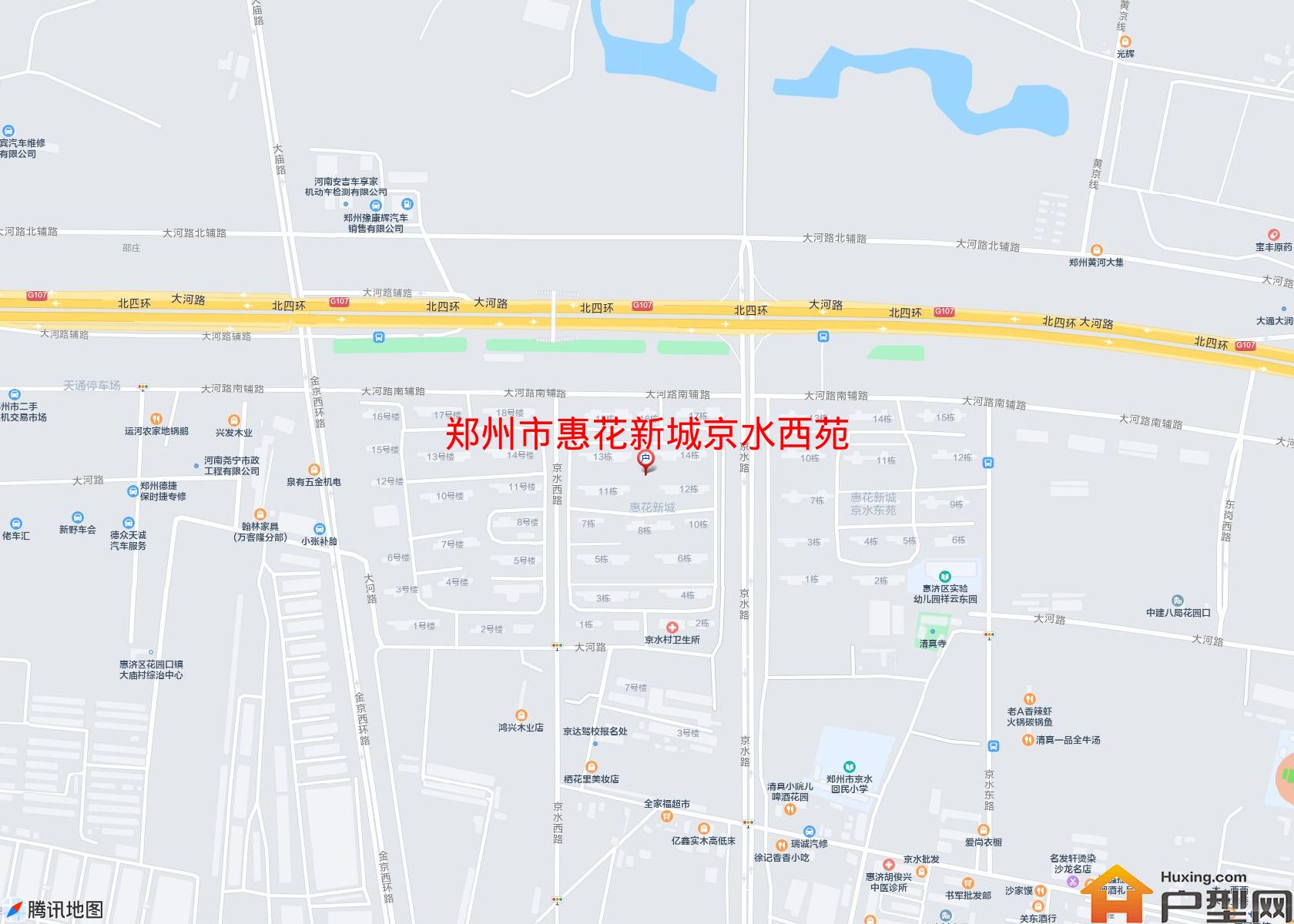 惠花新城京水西苑小区 - 户型网