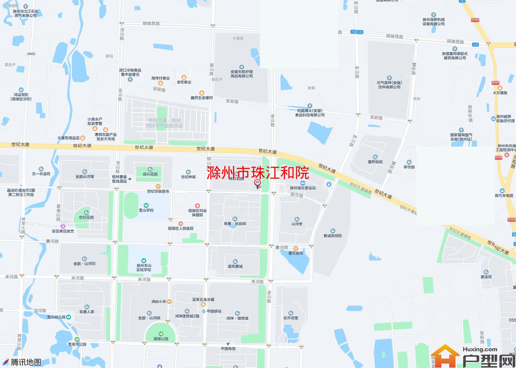 珠江和院小区 - 户型网