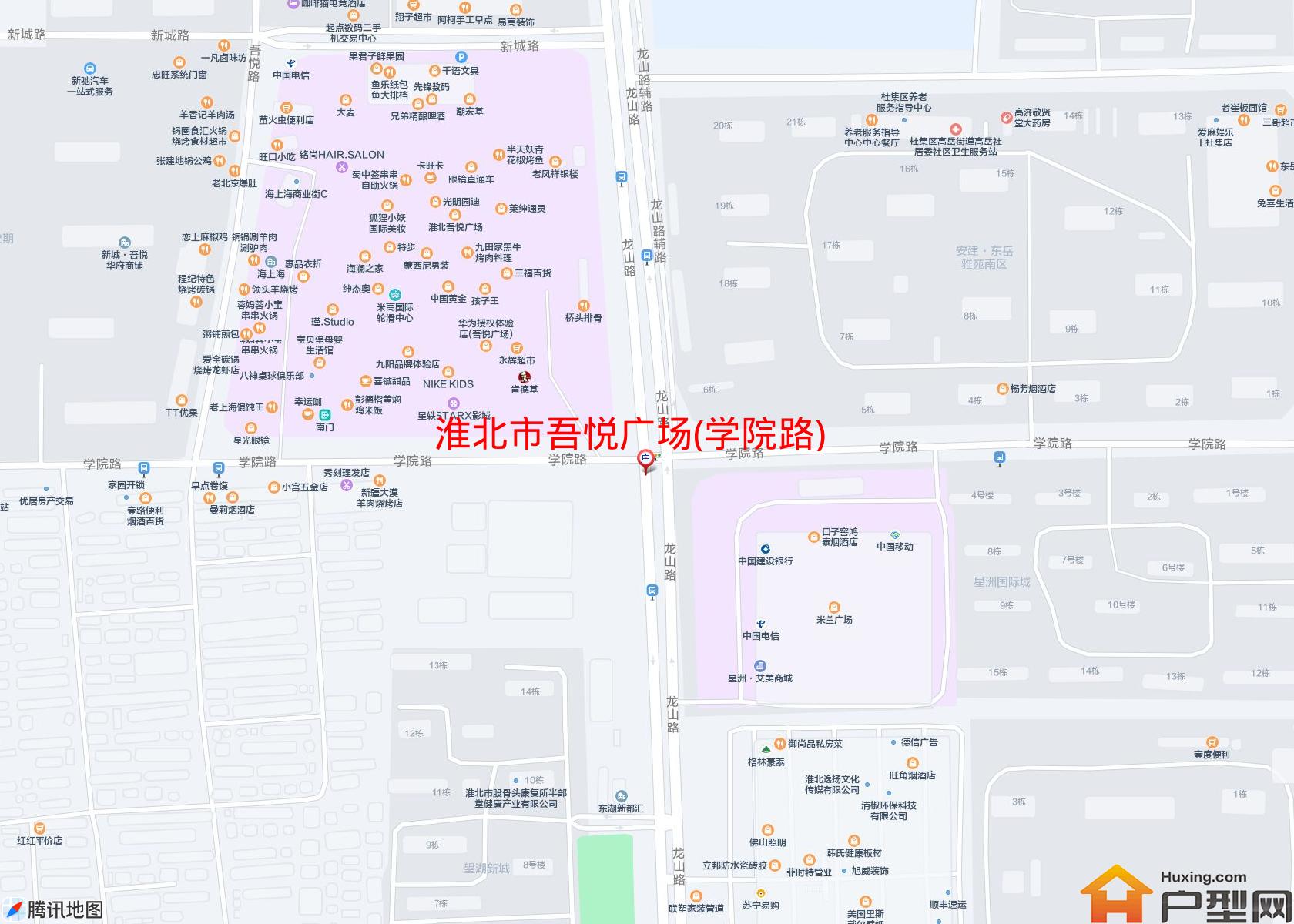 吾悦广场(学院路)小区 - 户型网