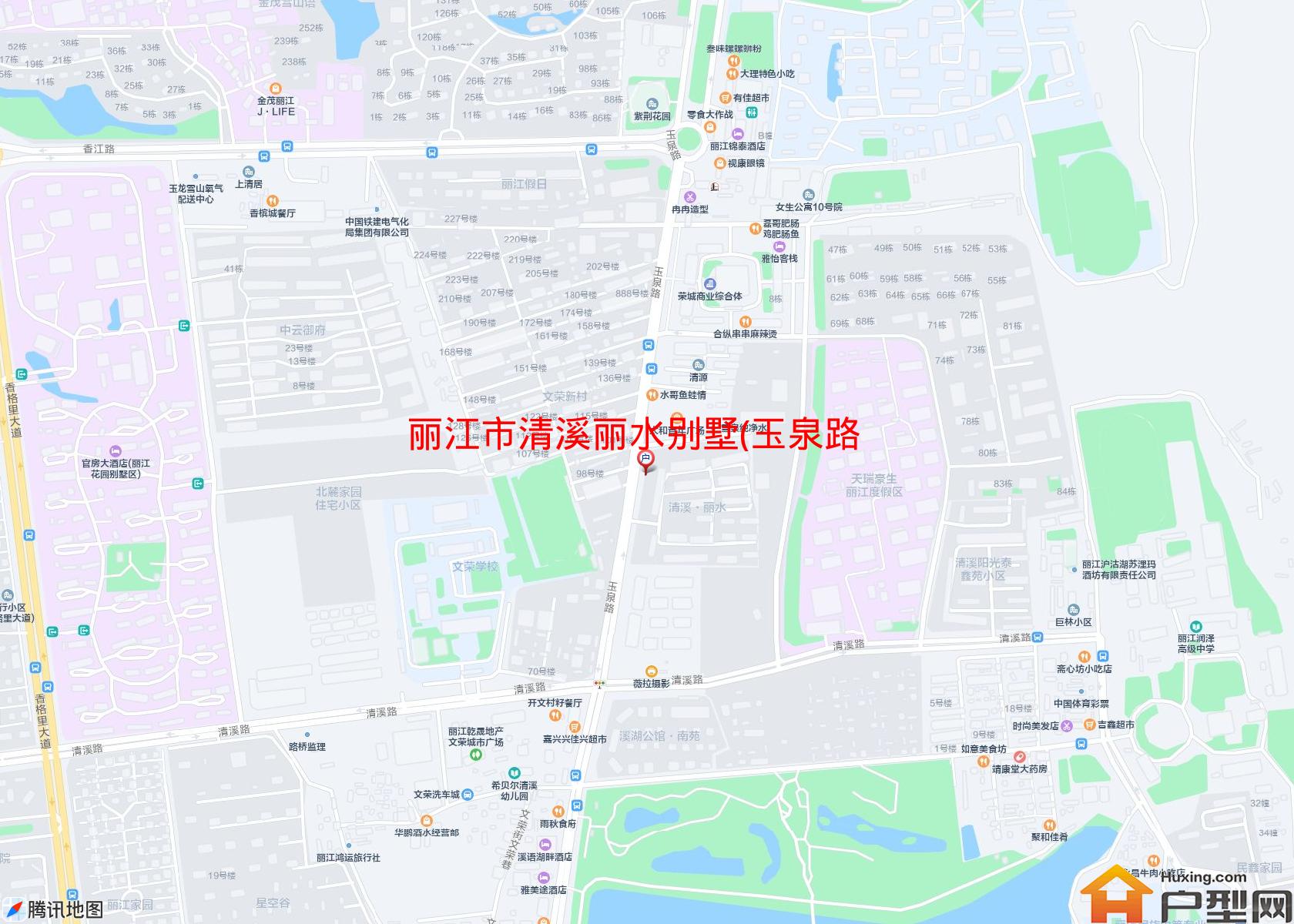 清溪丽水别墅(玉泉路496号)小区 - 户型网