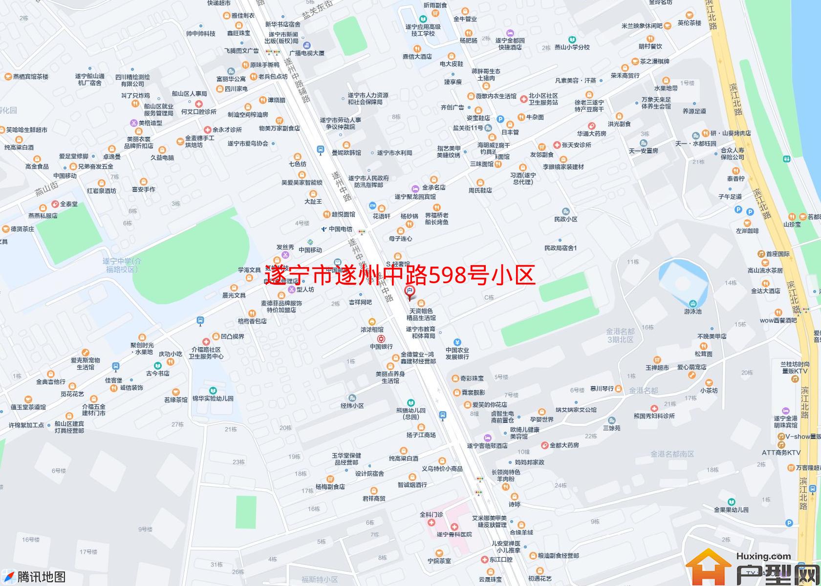遂州中路598号小区小区 - 户型网
