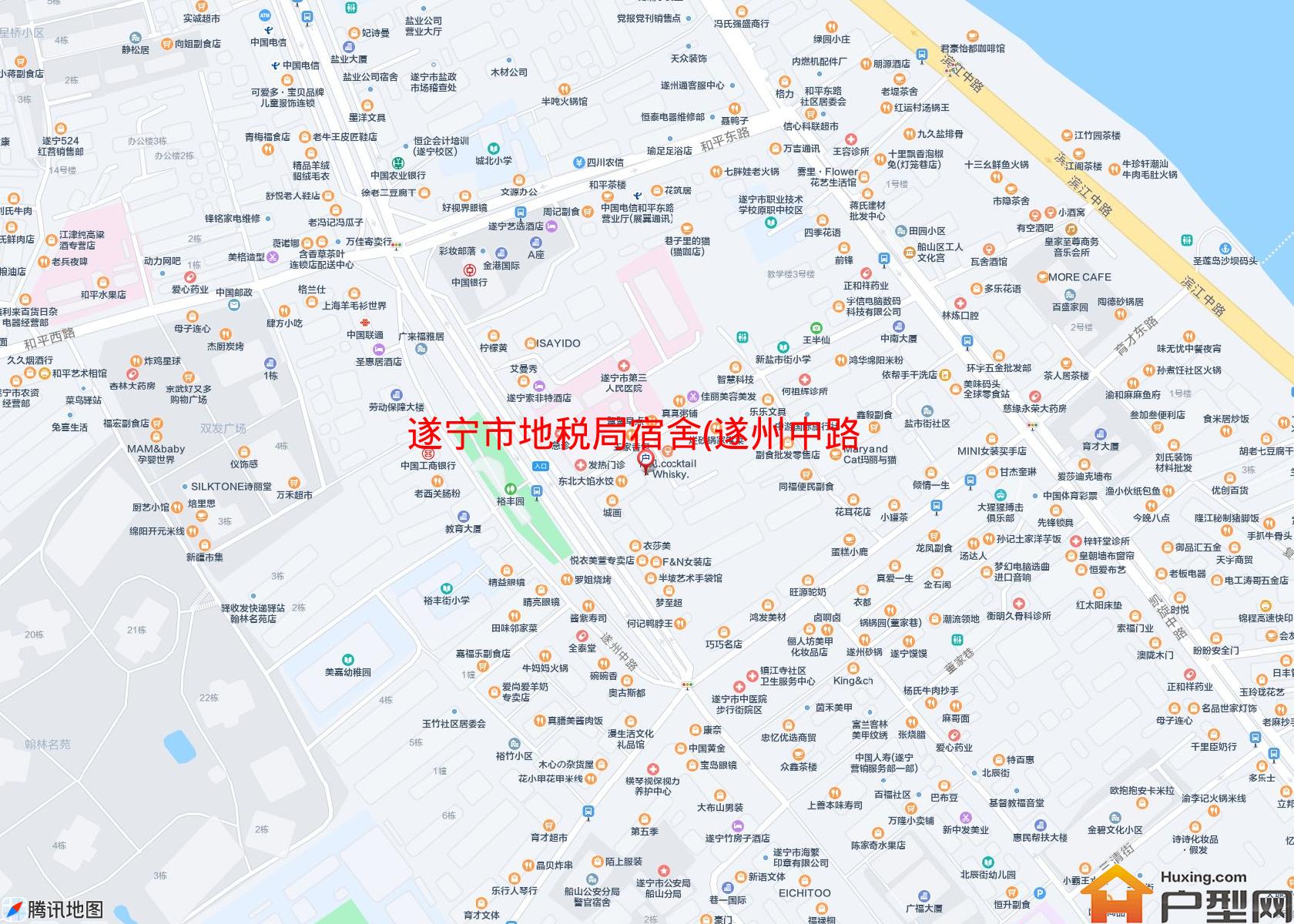 地税局宿舍(遂州中路753号)小区 - 户型网