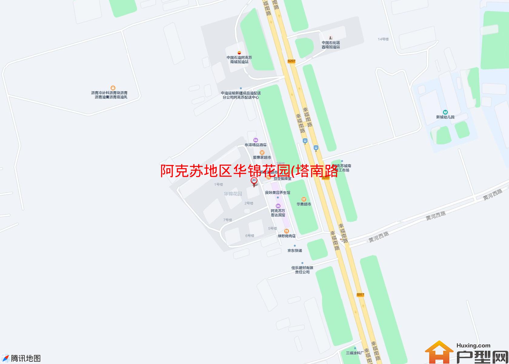 华锦花园(塔南路23号)小区 - 户型网