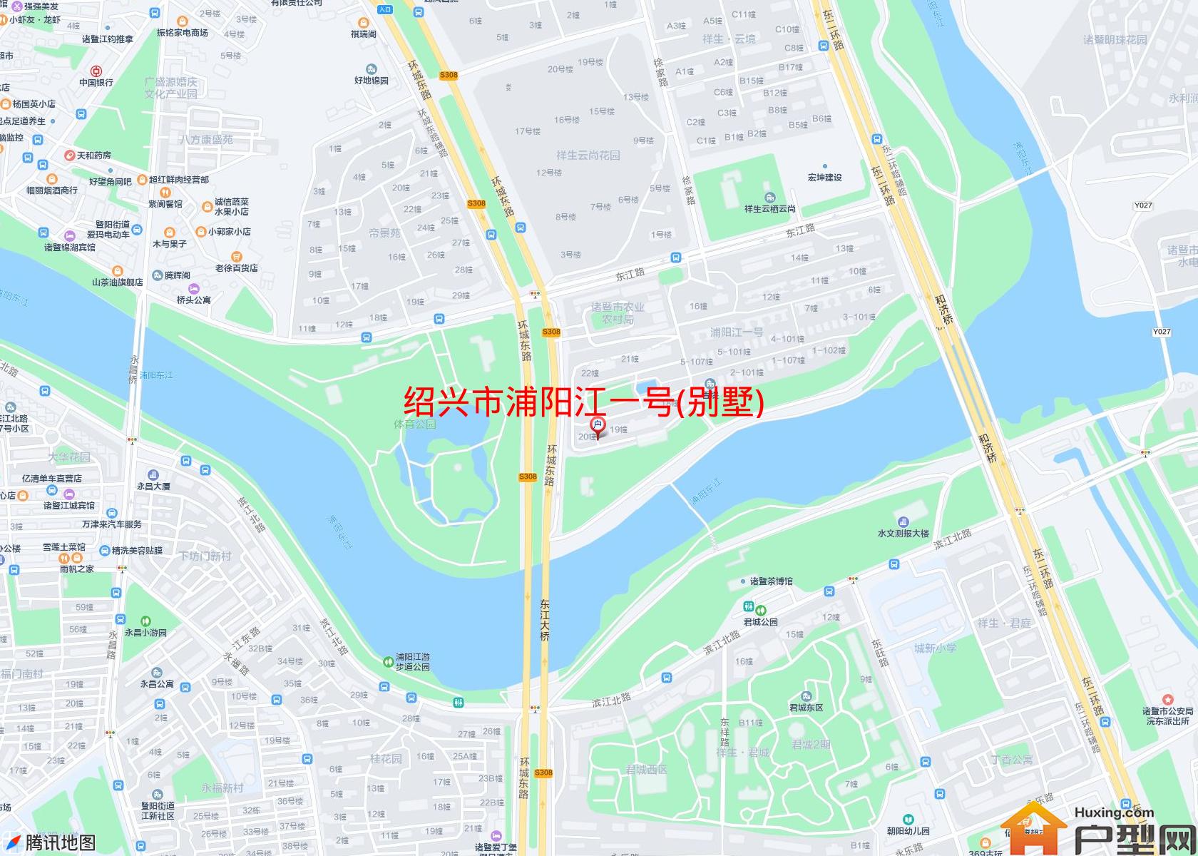 浦阳江一号(别墅)小区 - 户型网