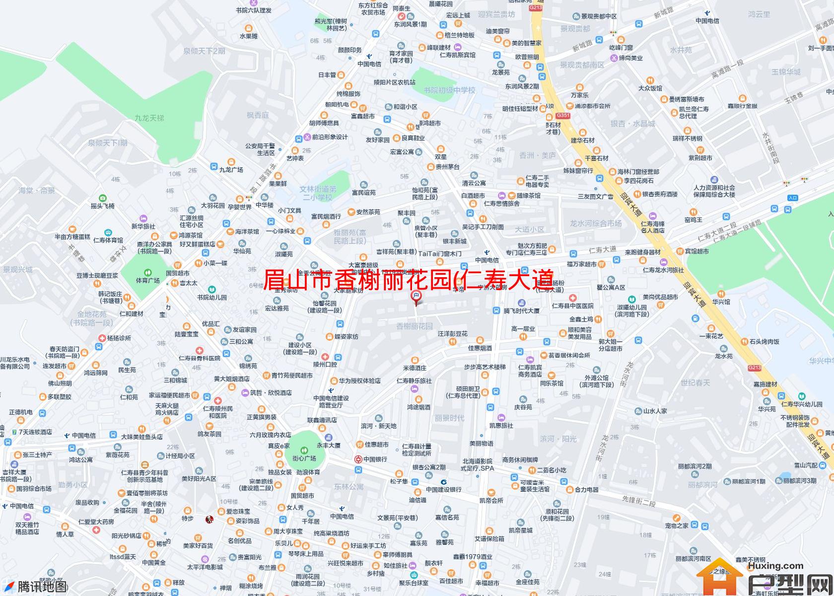 香榭丽花园(仁寿大道60号)小区 - 户型网