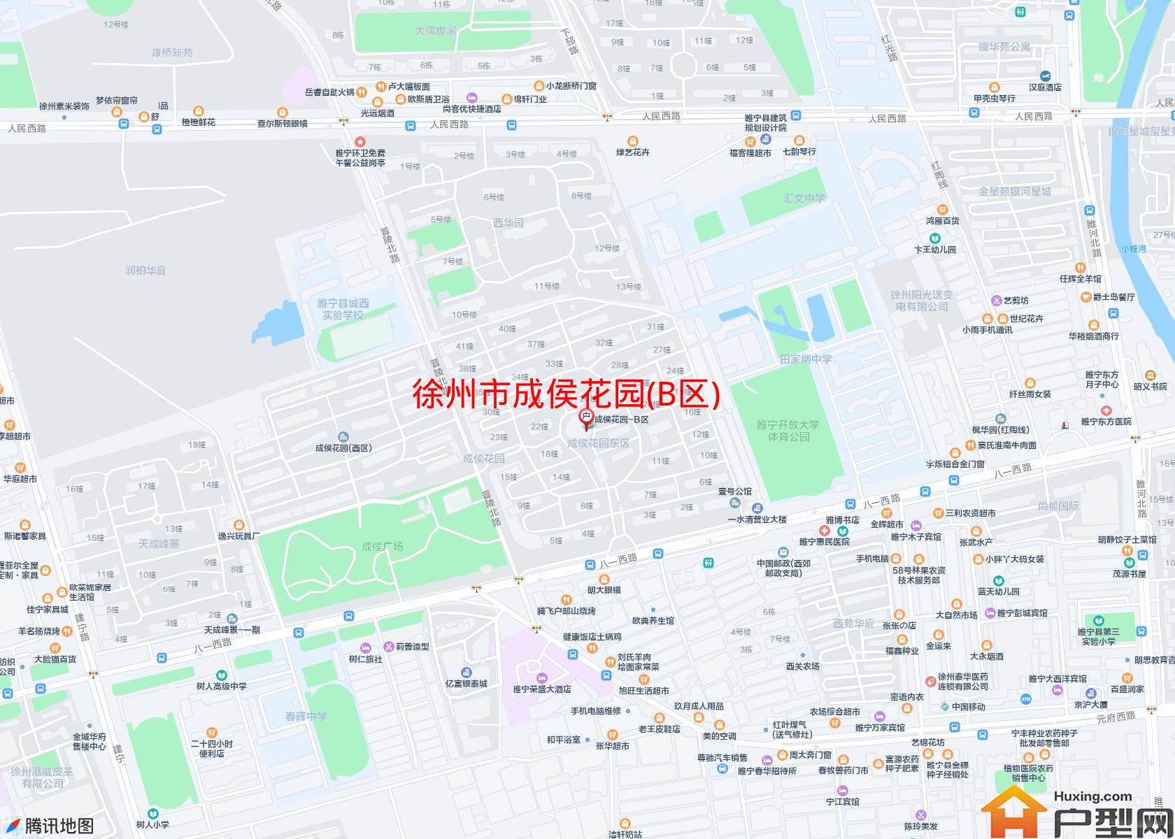 成侯花园(B区)小区 - 户型网