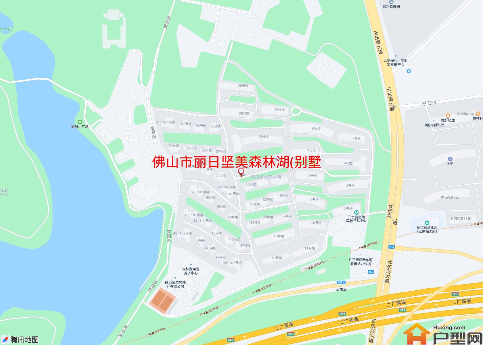 丽日坚美森林湖(别墅)小区 - 户型网