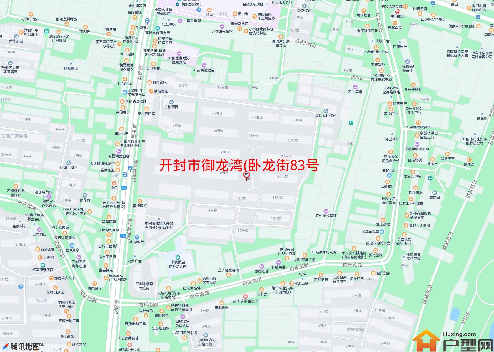 御龙湾(卧龙街83号)小区 - 户型网