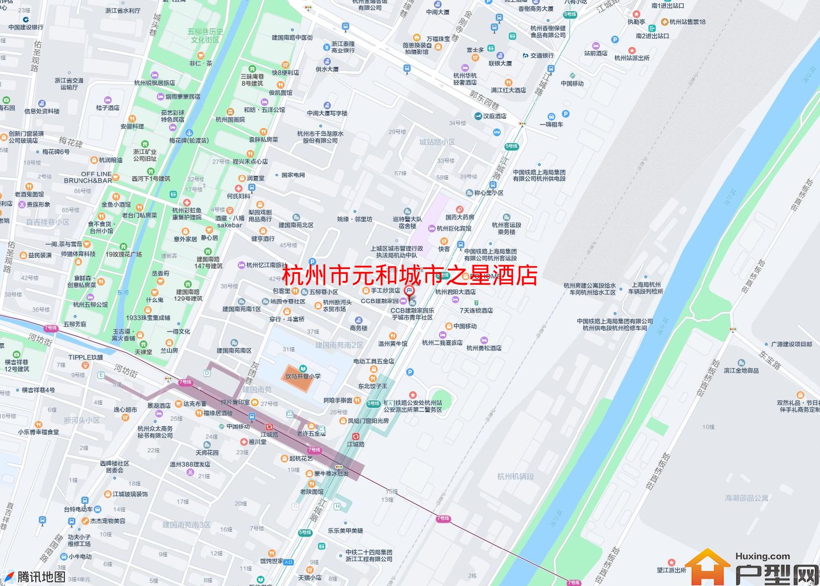 元和城市之星酒店小区 - 户型网