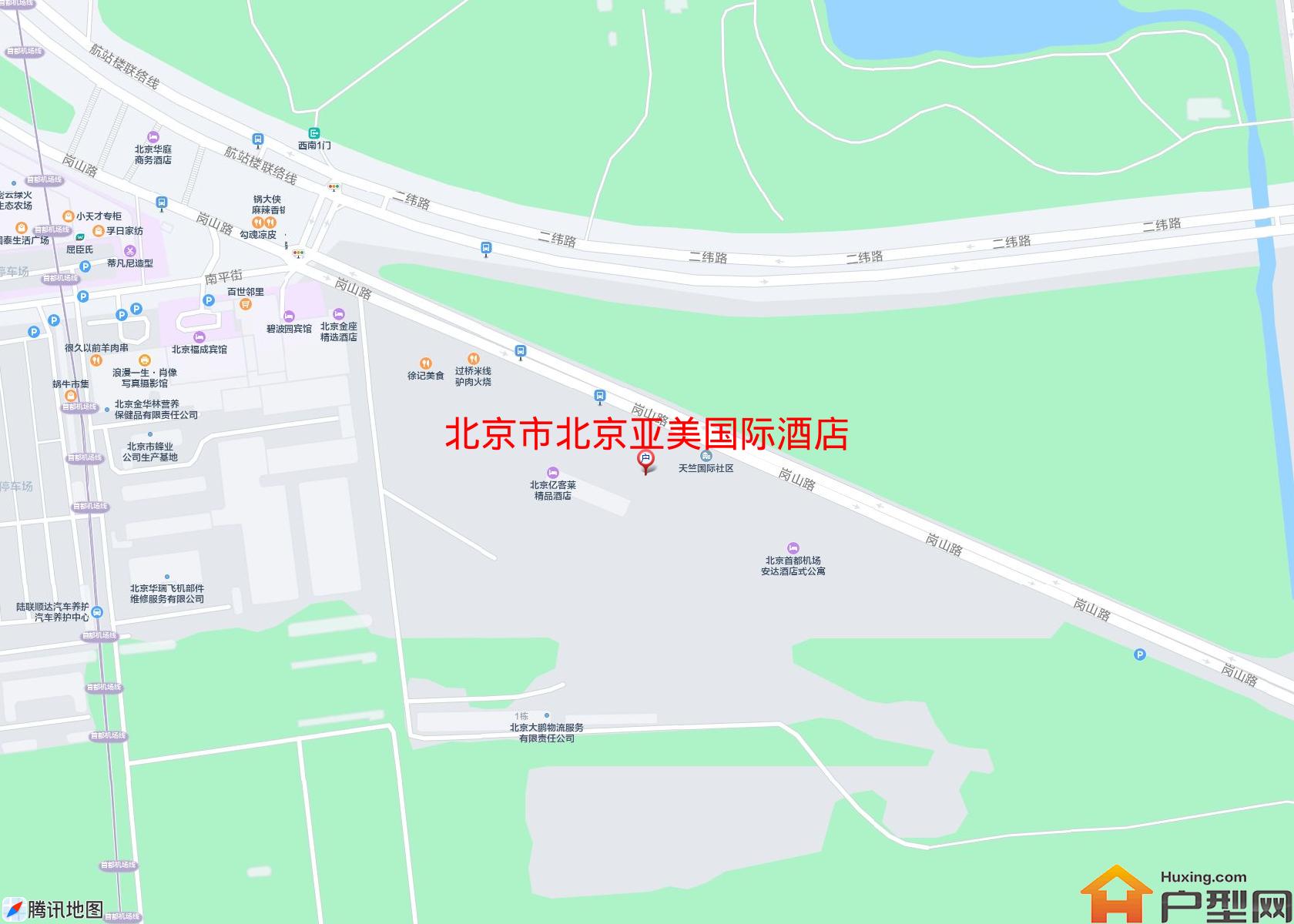 北京亚美国际酒店小区 - 户型网