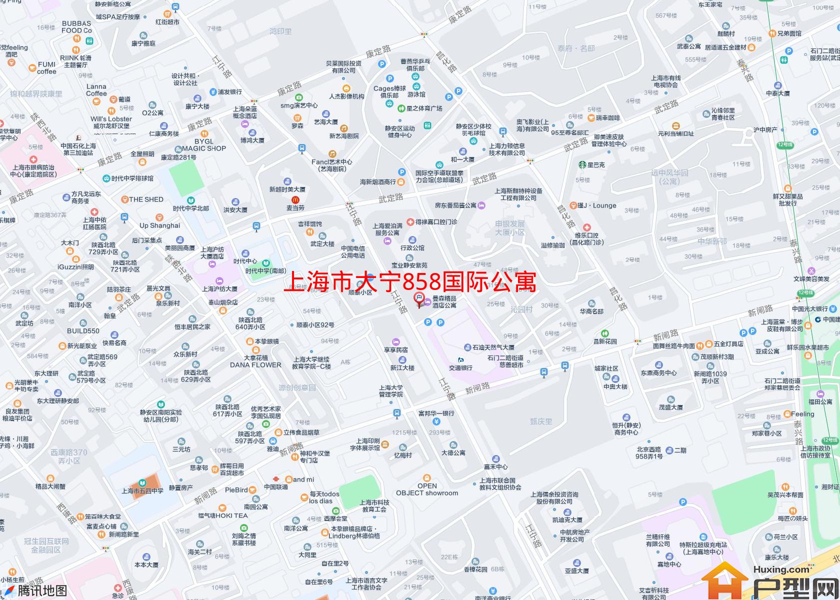 大宁858国际公寓小区 - 户型网