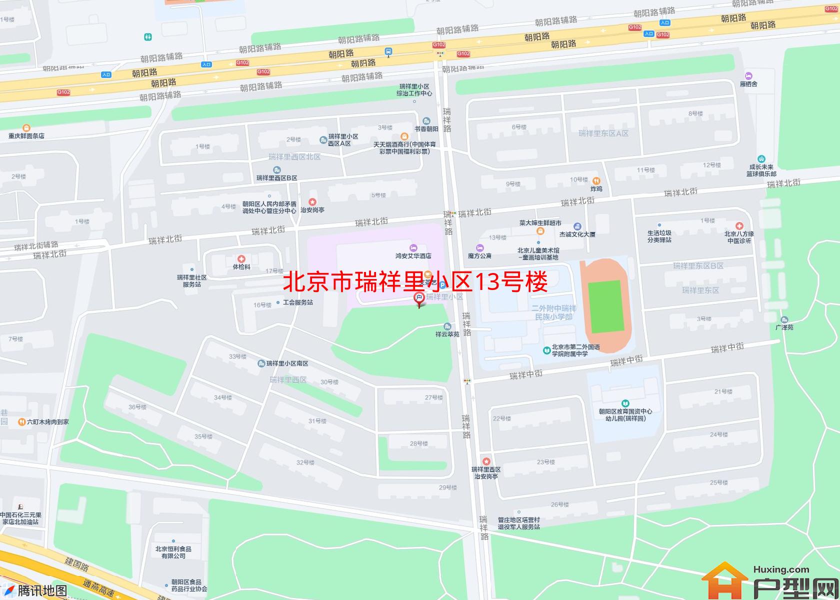 瑞祥里小区13号楼小区 - 户型网