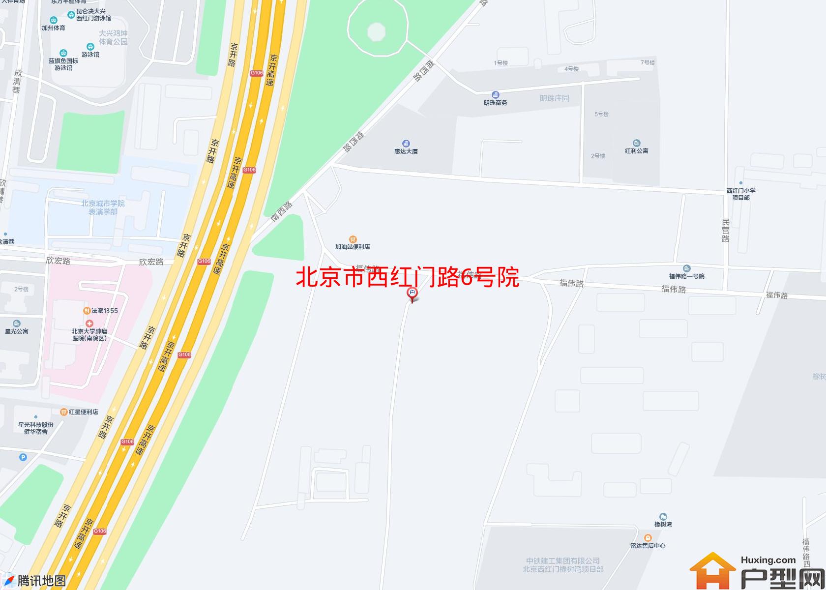 西红门路6号院小区 - 户型网
