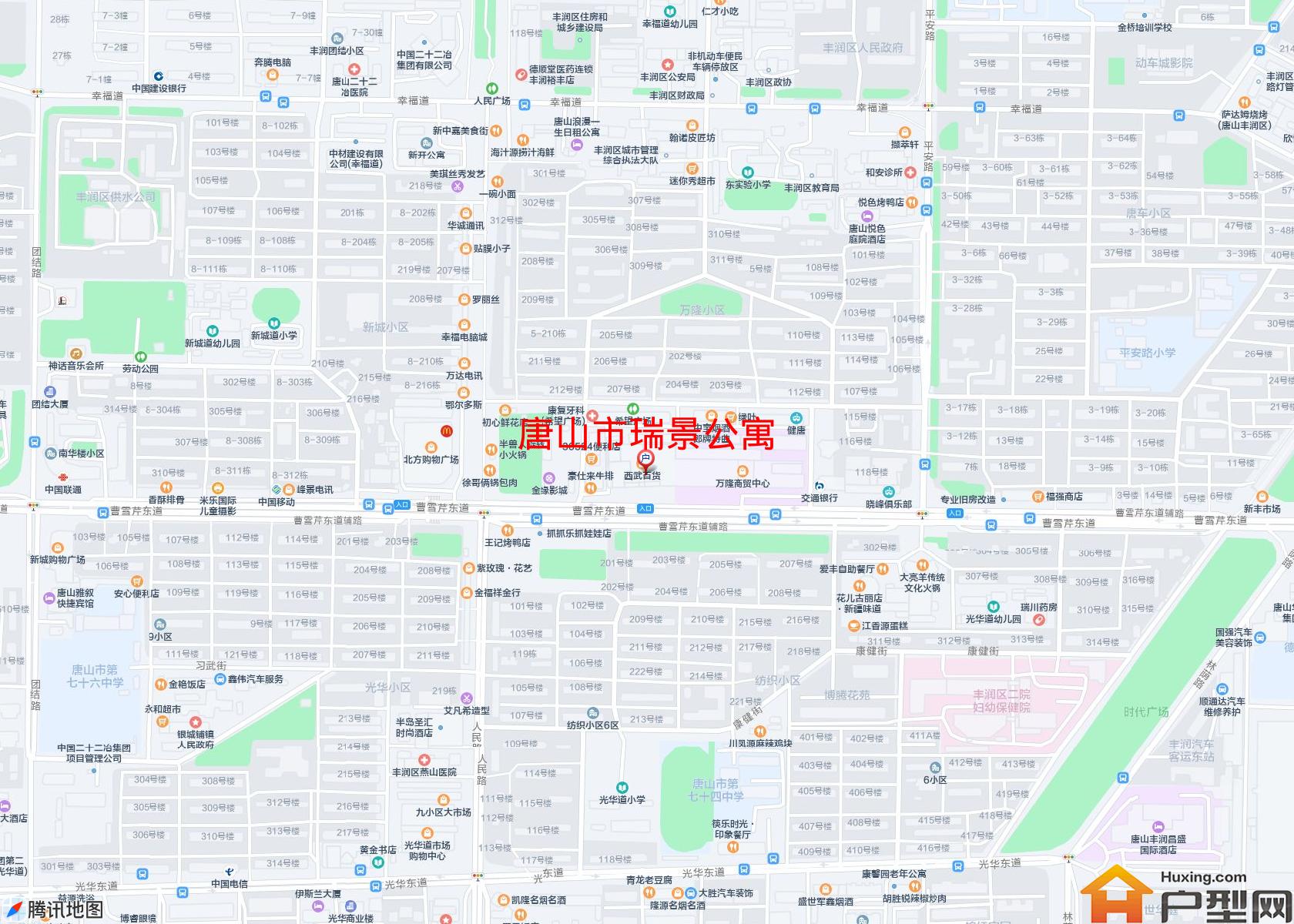 瑞景公寓小区 - 户型网