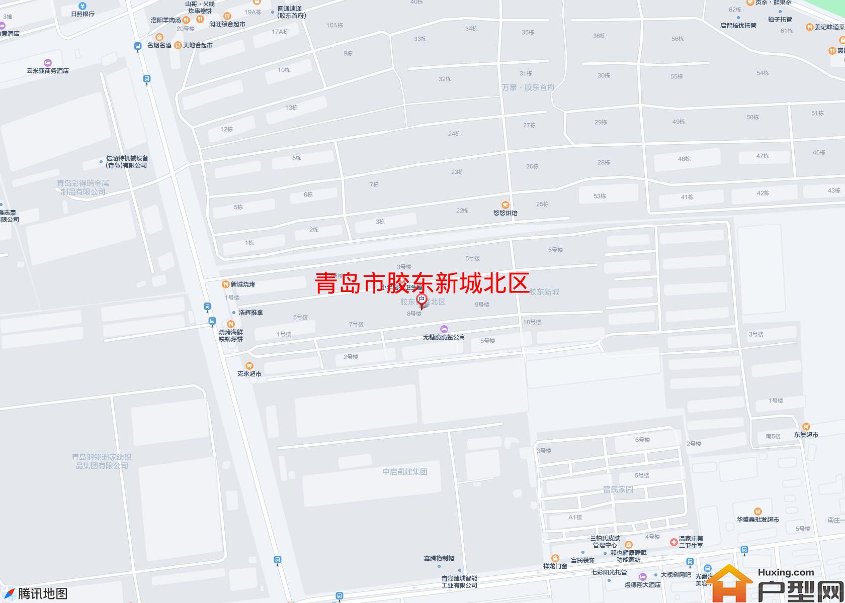 胶东新城北区小区 - 户型网