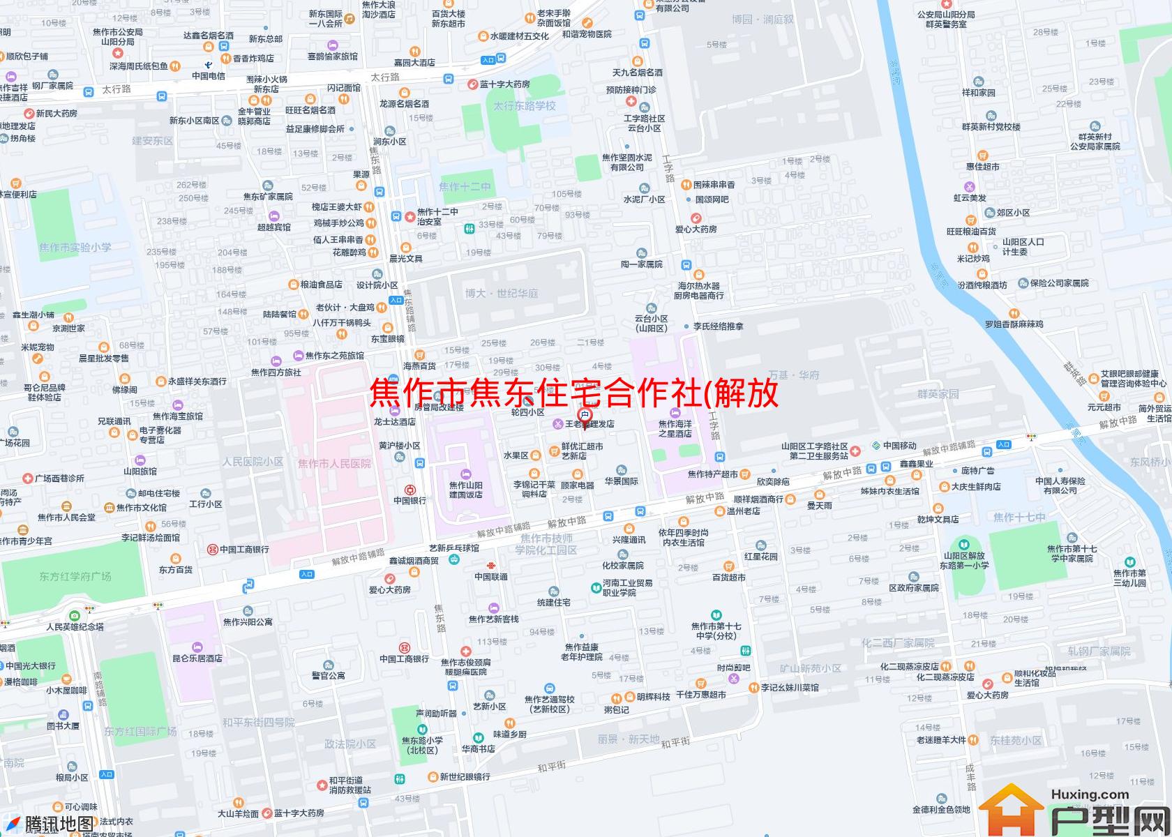焦东住宅合作社(解放中路)小区 - 户型网