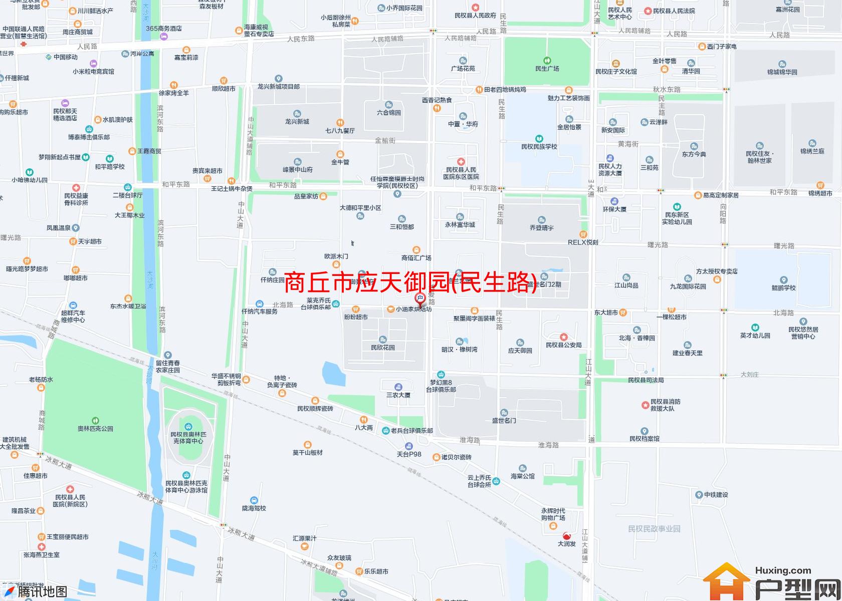 应天御园(民生路)小区 - 户型网