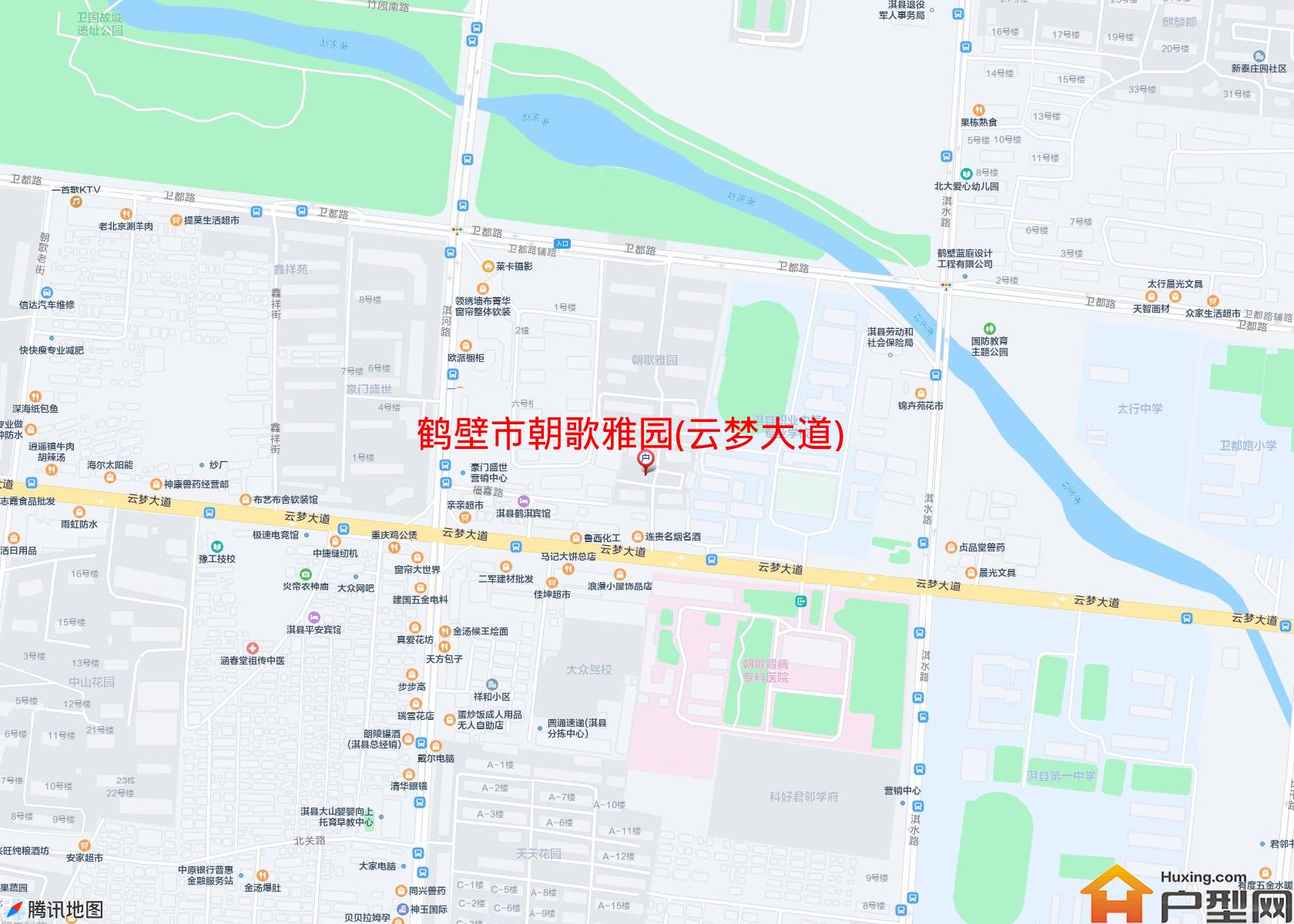 朝歌雅园(云梦大道)小区 - 户型网
