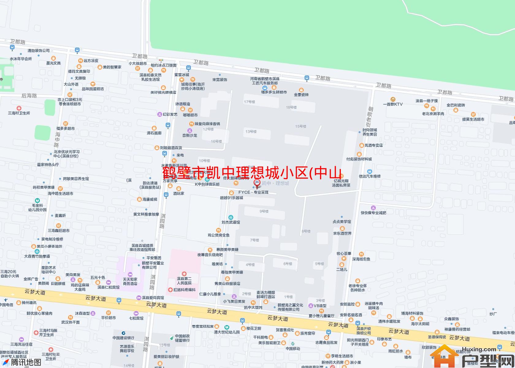 凯中理想城小区(中山路)小区 - 户型网