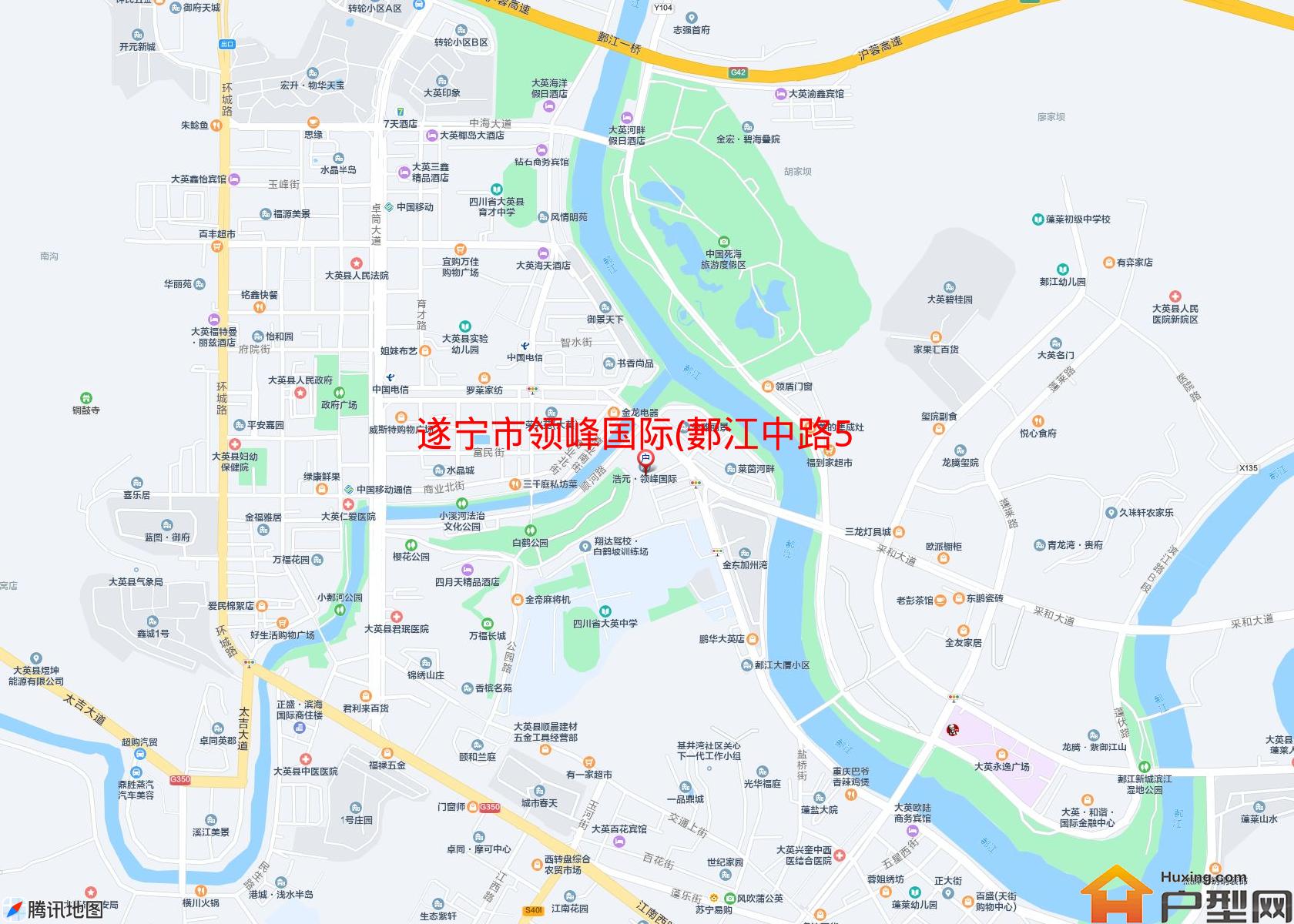 领峰国际(郪江中路5号)小区 - 户型网