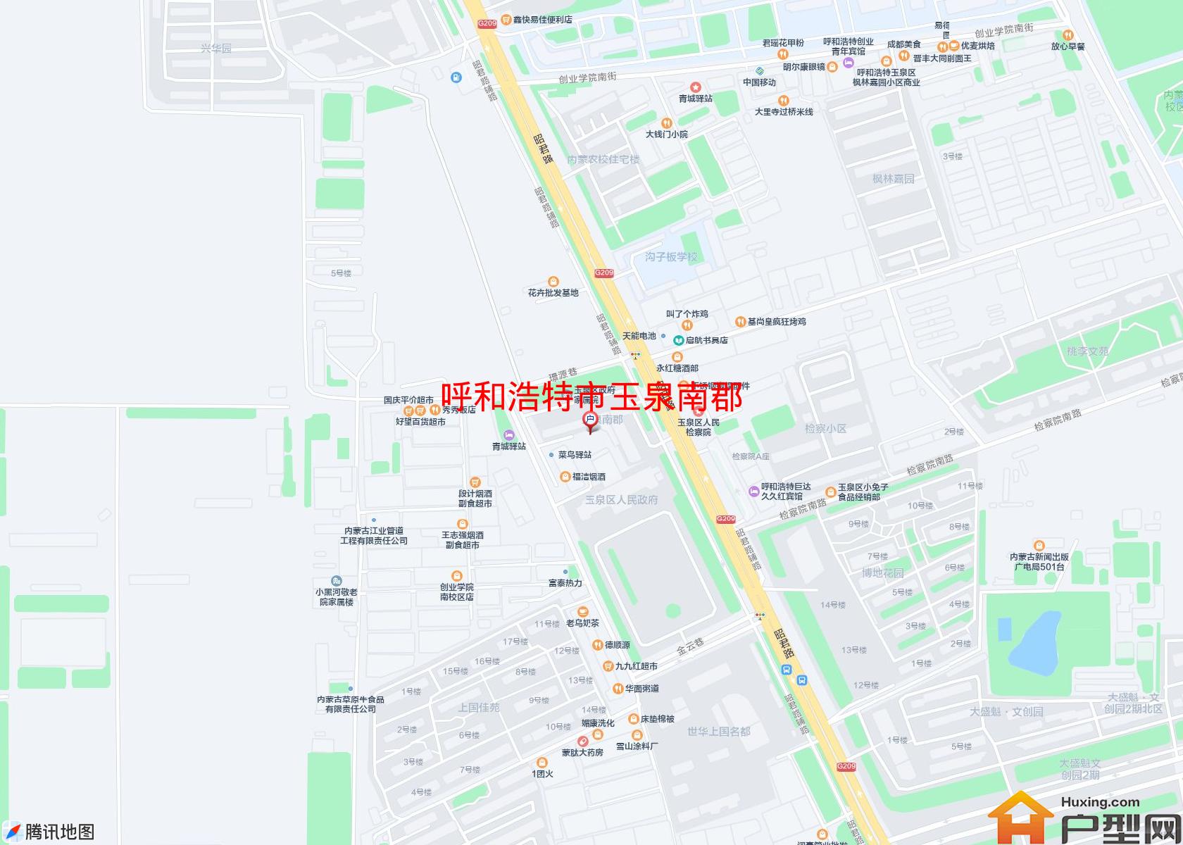 玉泉南郡小区 - 户型网