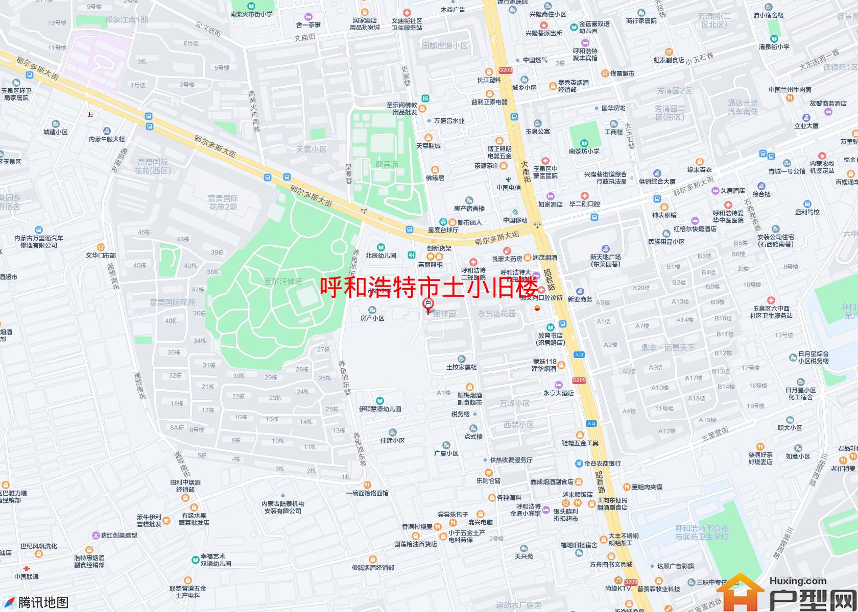 土小旧楼小区 - 户型网