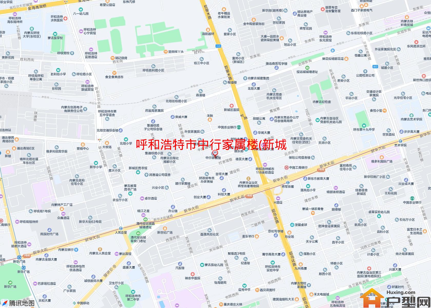 中行家属楼(新城区)小区 - 户型网