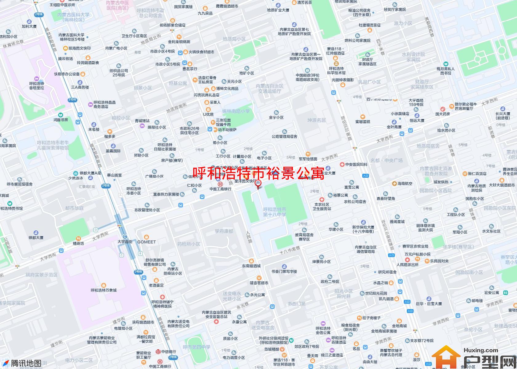 裕景公寓小区 - 户型网