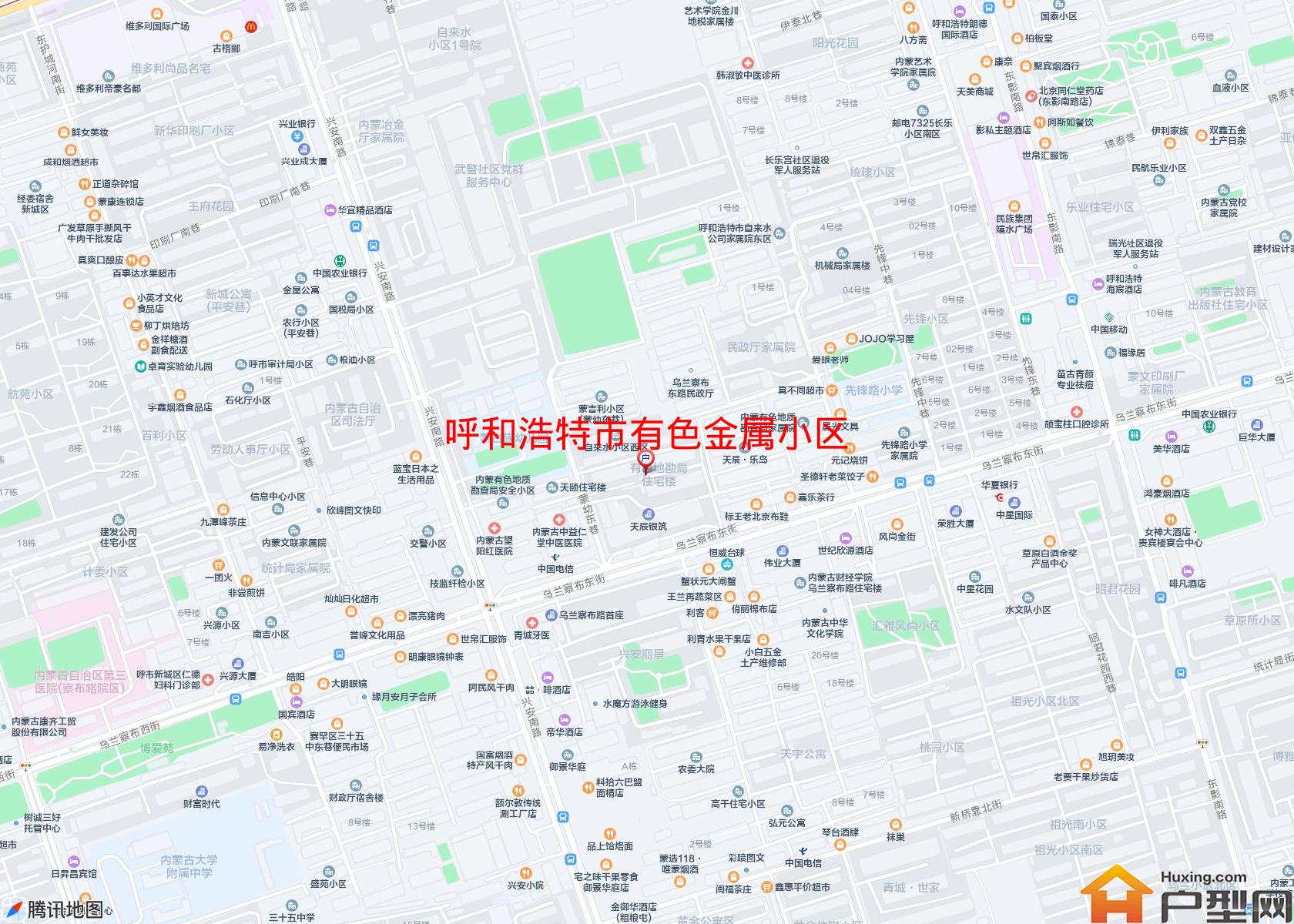 有色金属小区小区 - 户型网